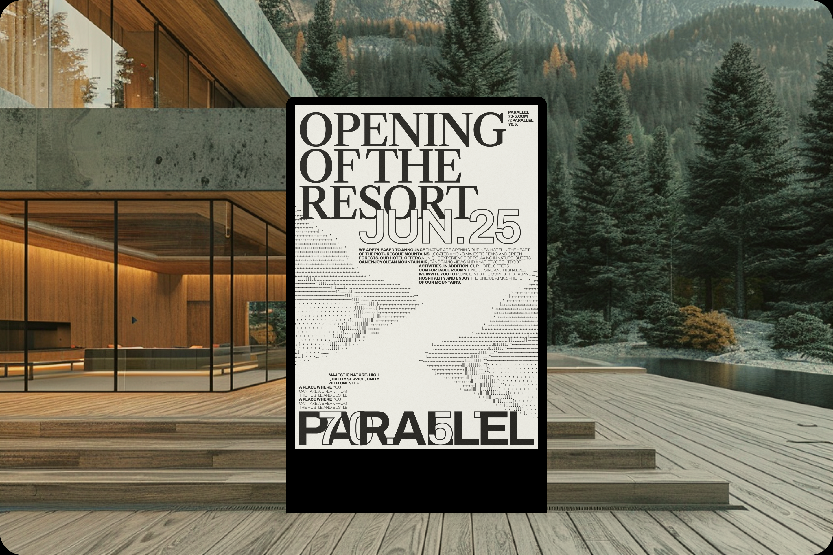 PARALLEL 70.5' — Изображение №7 — Брендинг, Графика на Dprofile