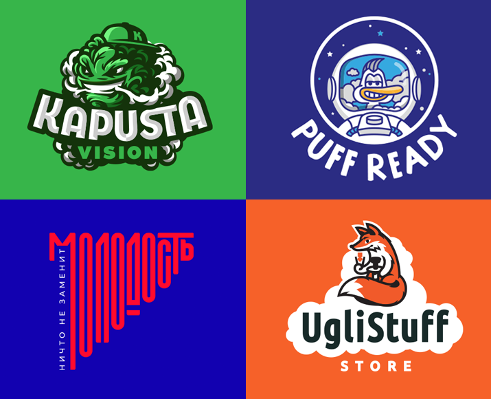 Hookah and vape logos 2017-2023 — Брендинг, Иллюстрация на Dprofile