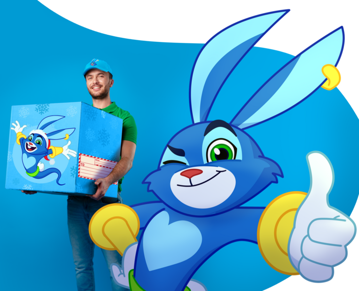 Кролик Джинн - бренд персонаж для платформы объявлений на Dprofile