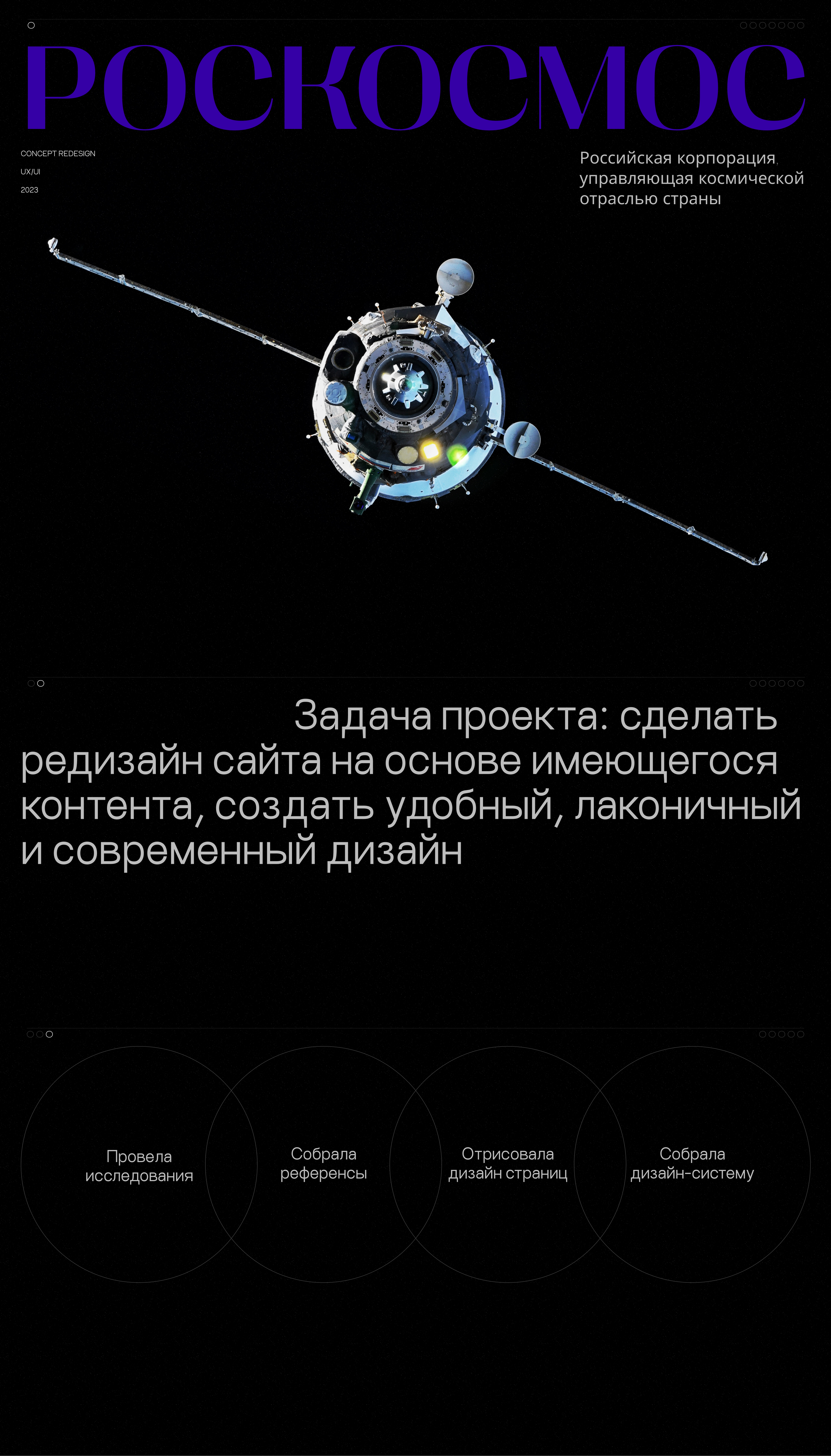 Редизайн сайта "Роскосмос" | Redesign concept — Изображение №1 — Интерфейсы на Dprofile