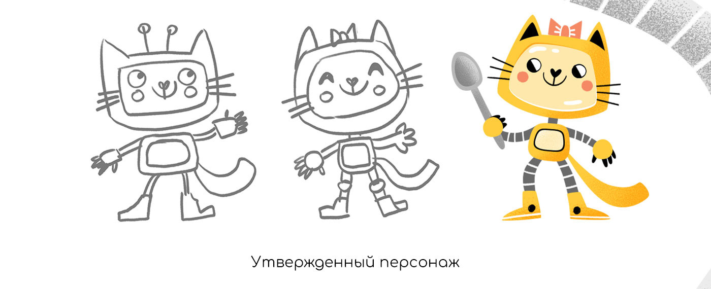 Робот-кошка Ева — Изображение №3 — Брендинг, Иллюстрация на Dprofile