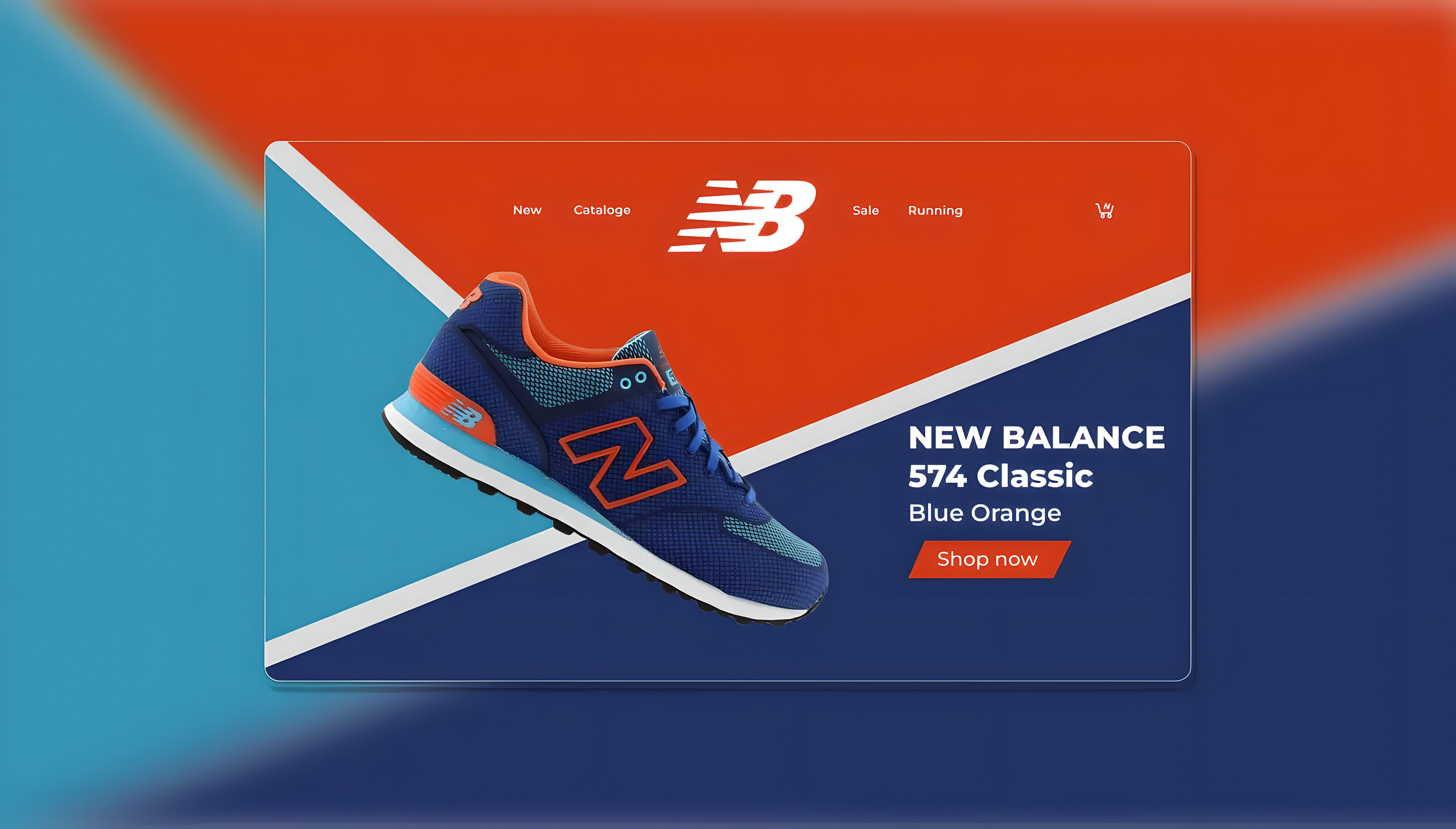 Landing Page New Balance website — Изображение №1 — Интерфейсы на Dprofile