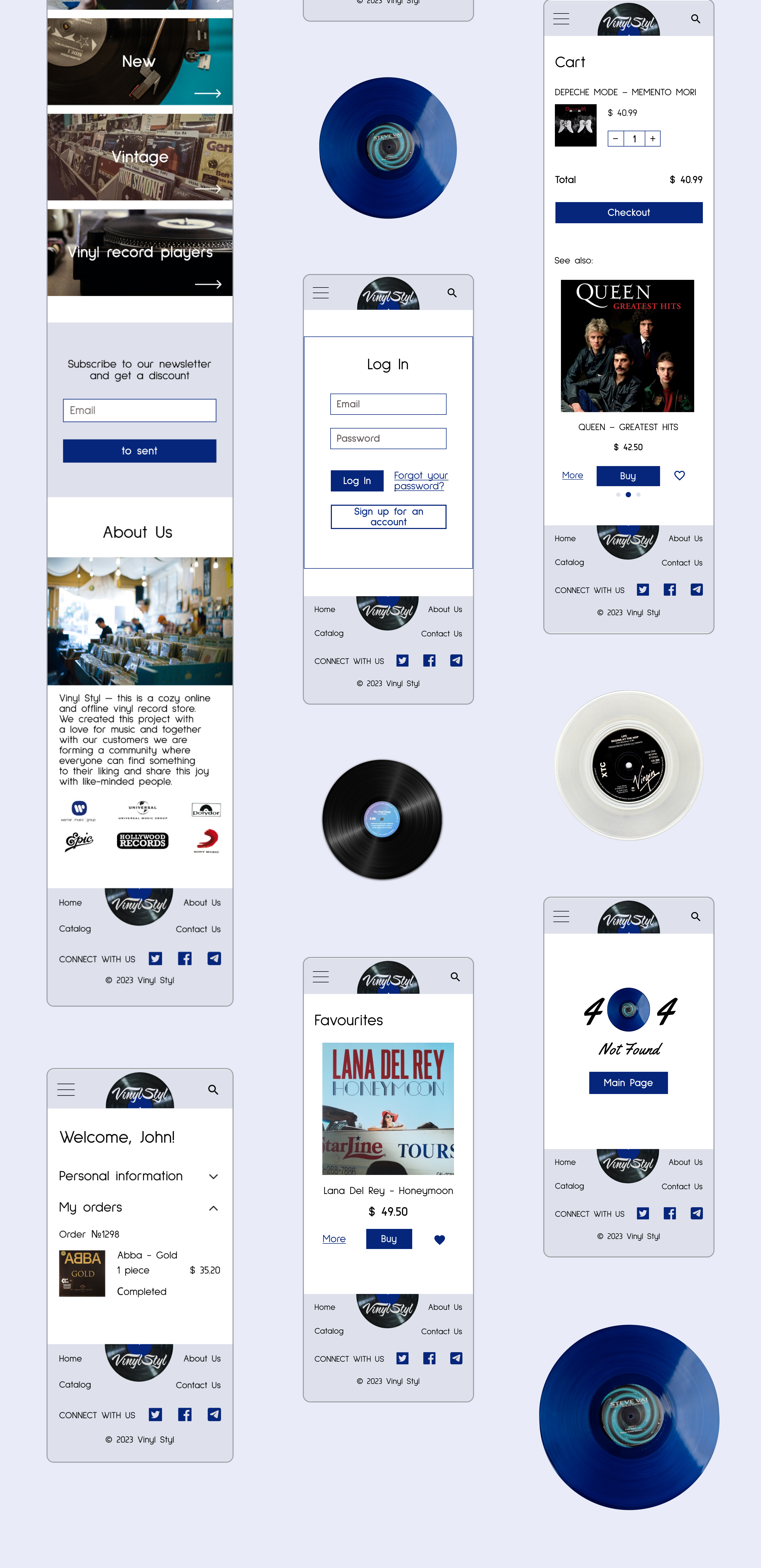 Concept online vinyl record store — Изображение №7 — Интерфейсы на Dprofile