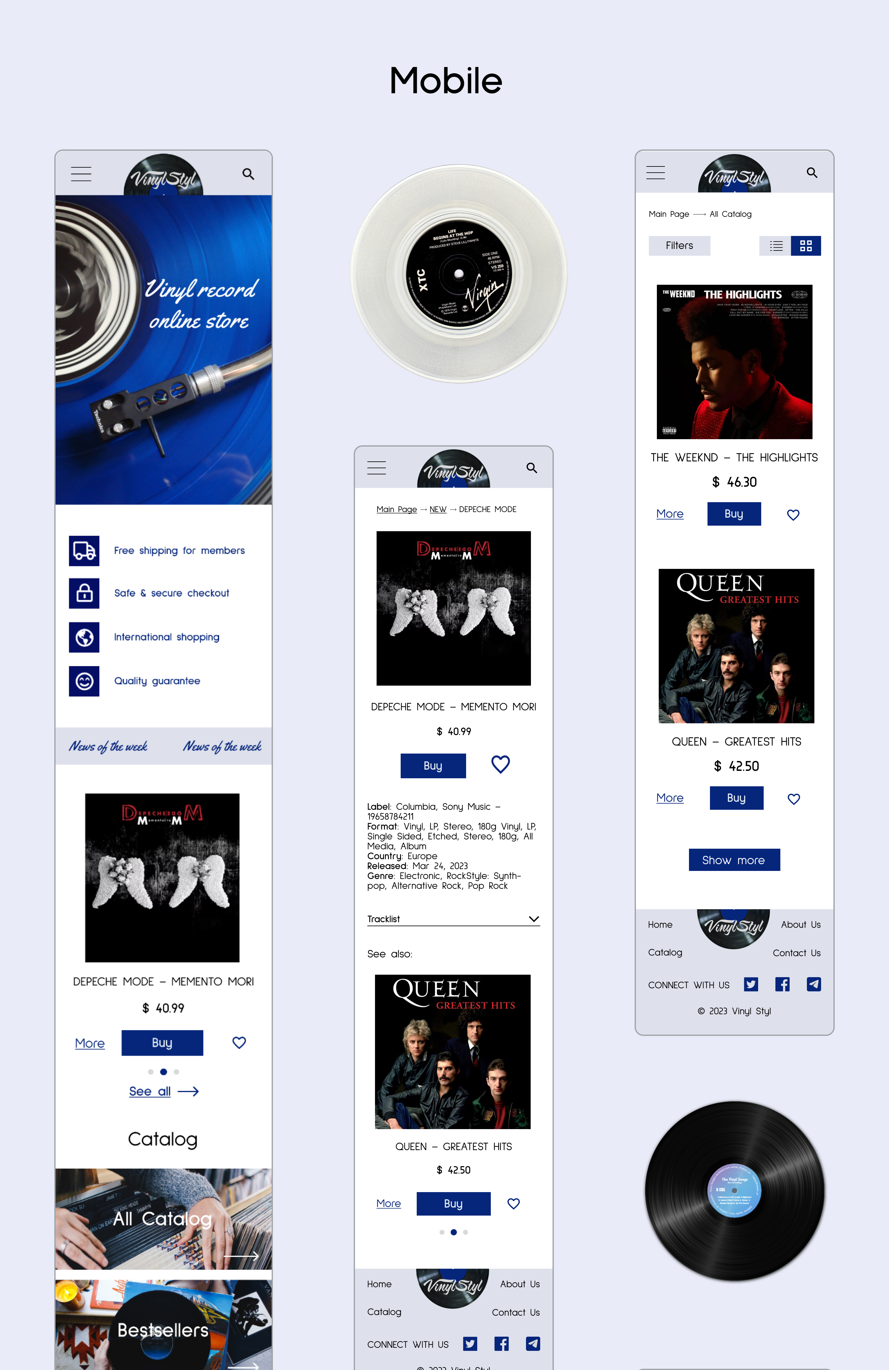 Concept online vinyl record store — Изображение №6 — Интерфейсы на Dprofile