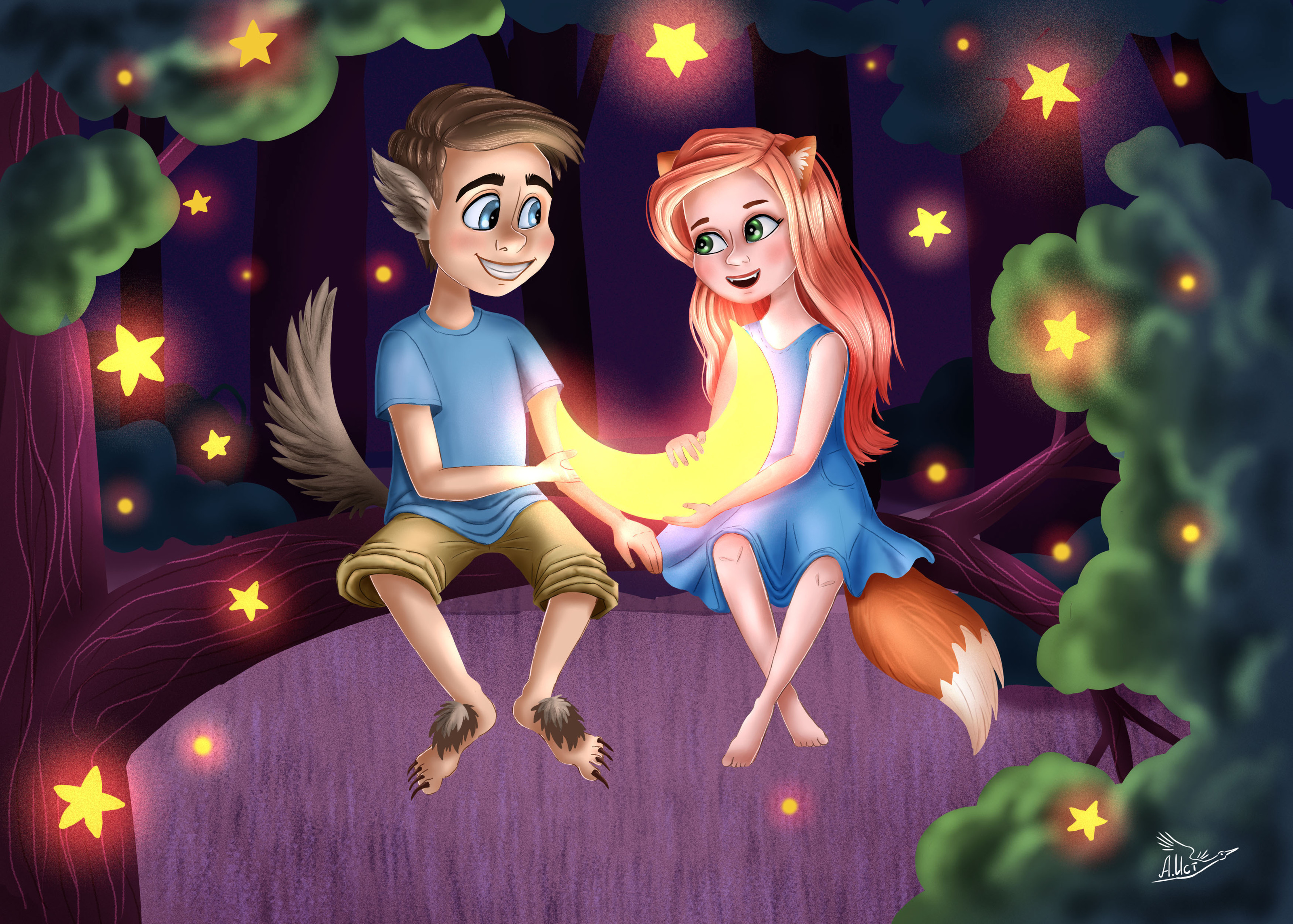 In the magic forest — Изображение №11 — Иллюстрация на Dprofile