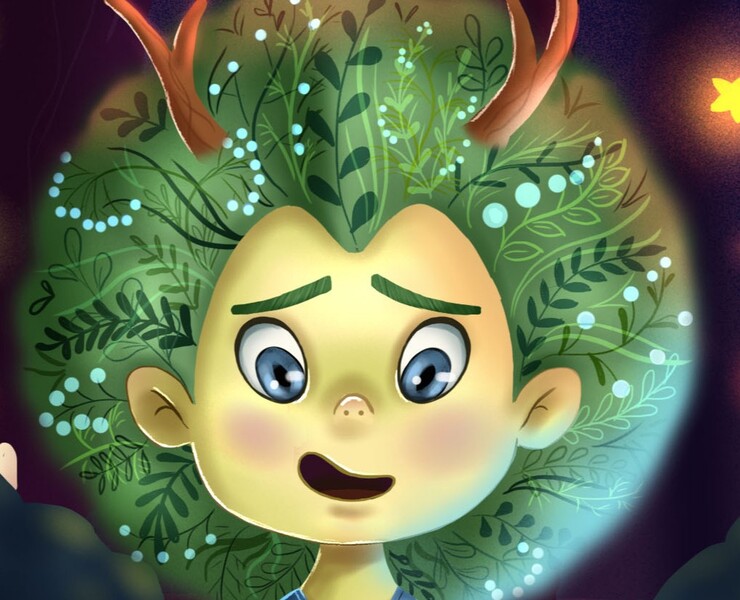 In the magic forest — Иллюстрация на Dprofile