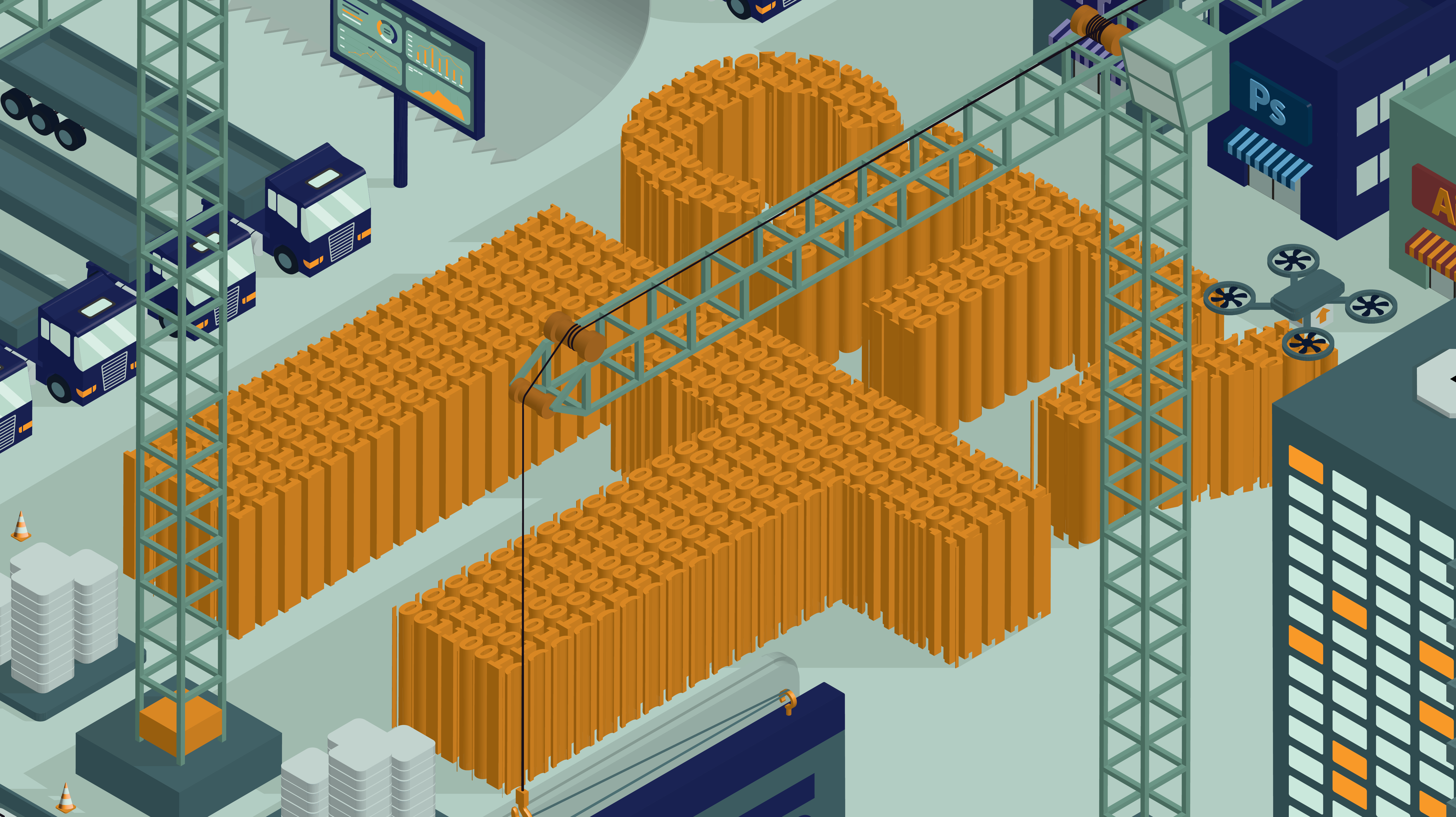 IT Isometric city — Изображение №11 — Иллюстрация на Dprofile