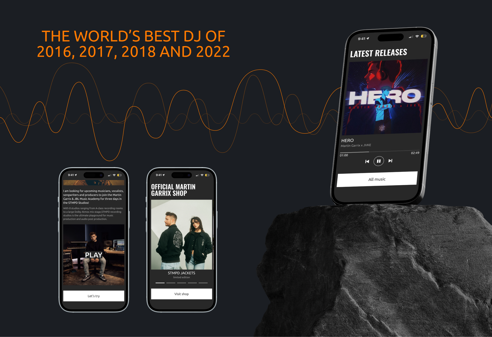 Martin Garrix | landing page — Изображение №10 — Интерфейсы на Dprofile