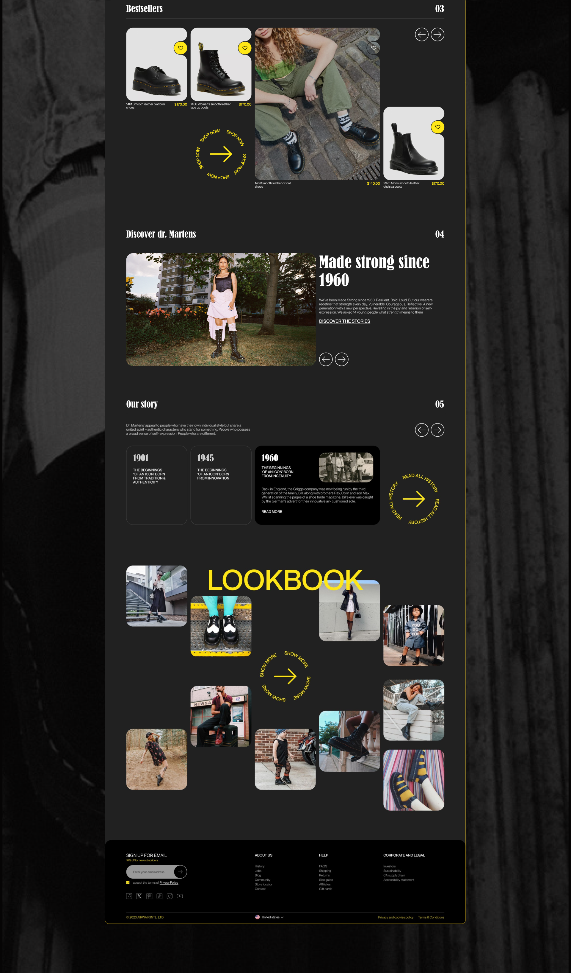 Dr. Martens | e-commerce — Изображение №4 — Интерфейсы на Dprofile