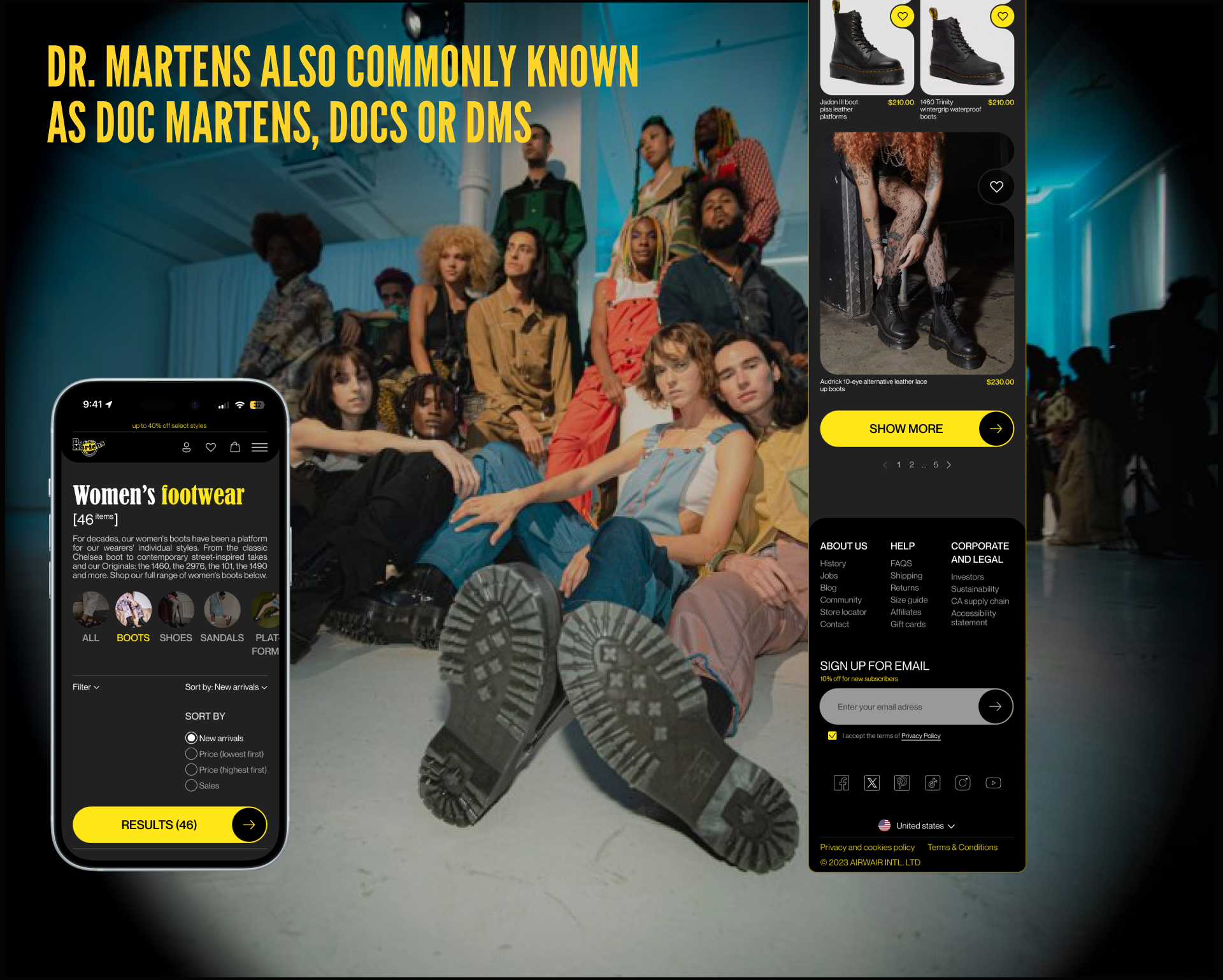 Dr. Martens | e-commerce — Изображение №9 — Интерфейсы на Dprofile