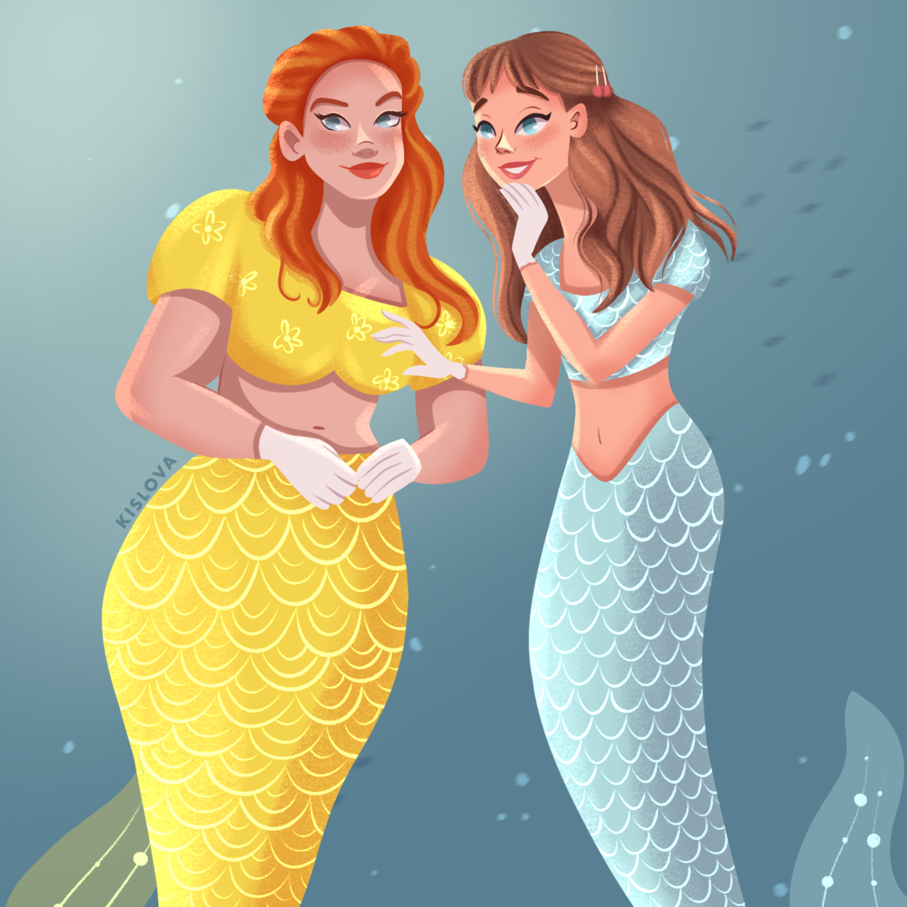 Русалки | Mermay 2024 — Изображение №18 — Иллюстрация на Dprofile