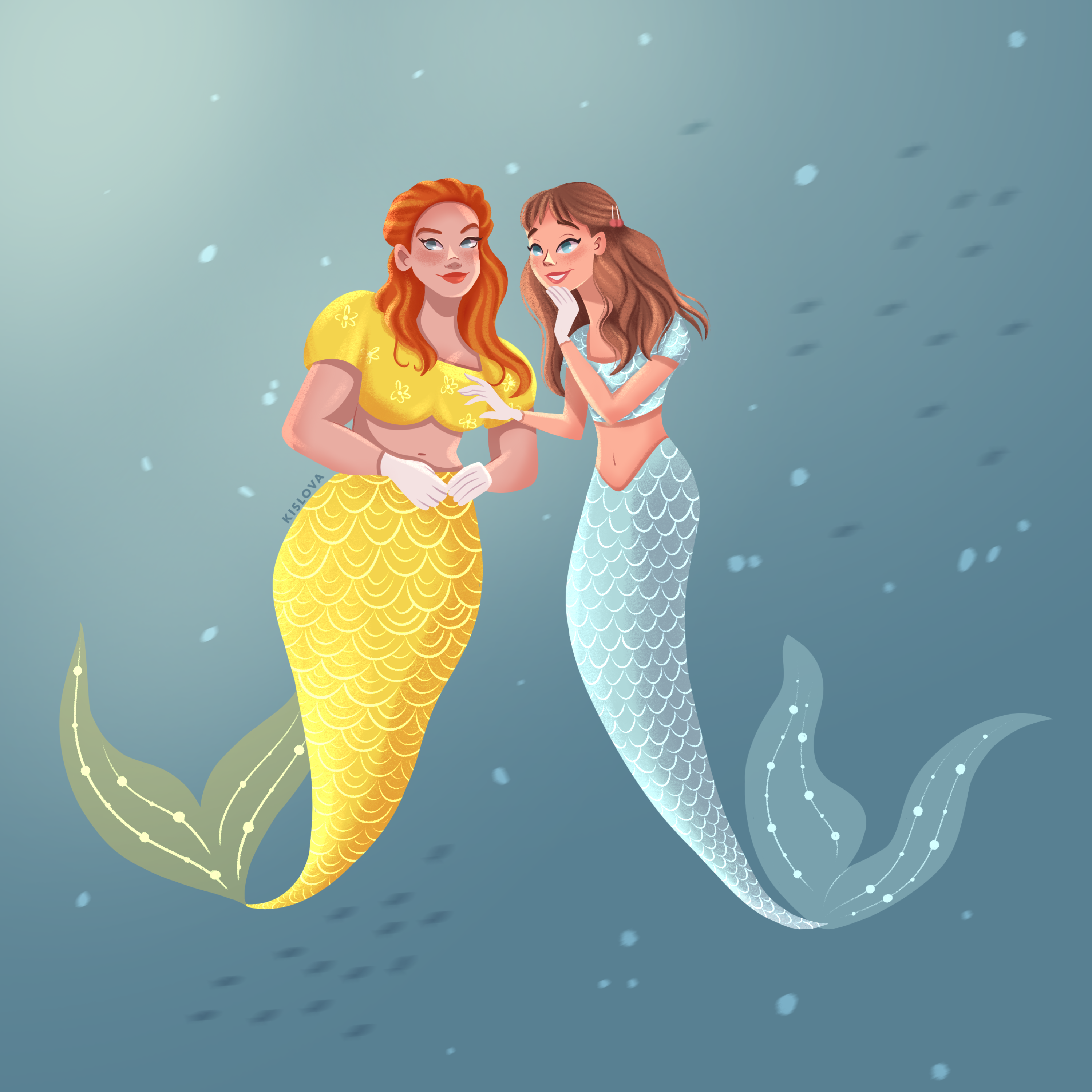 Русалки | Mermay 2024 — Изображение №19 — Иллюстрация на Dprofile