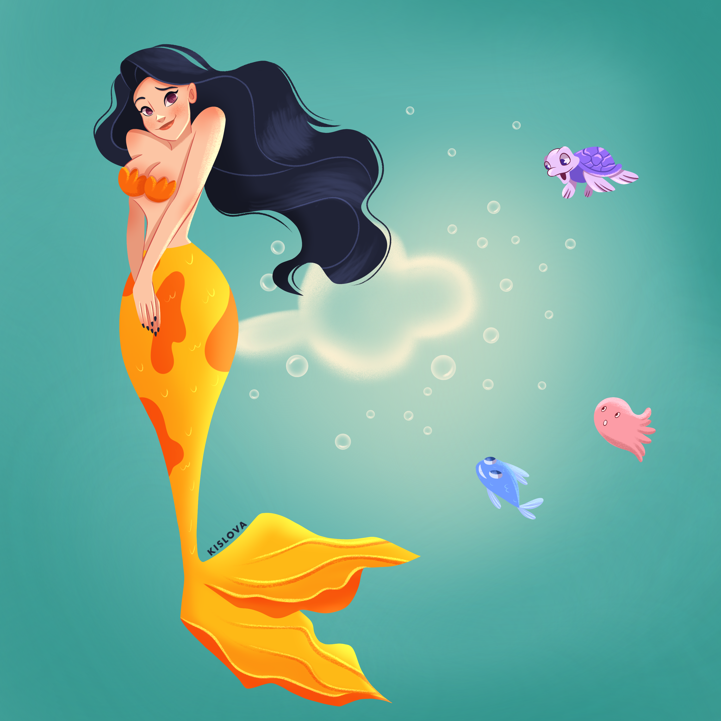 Русалки | Mermay 2024 — Изображение №28 — Иллюстрация на Dprofile