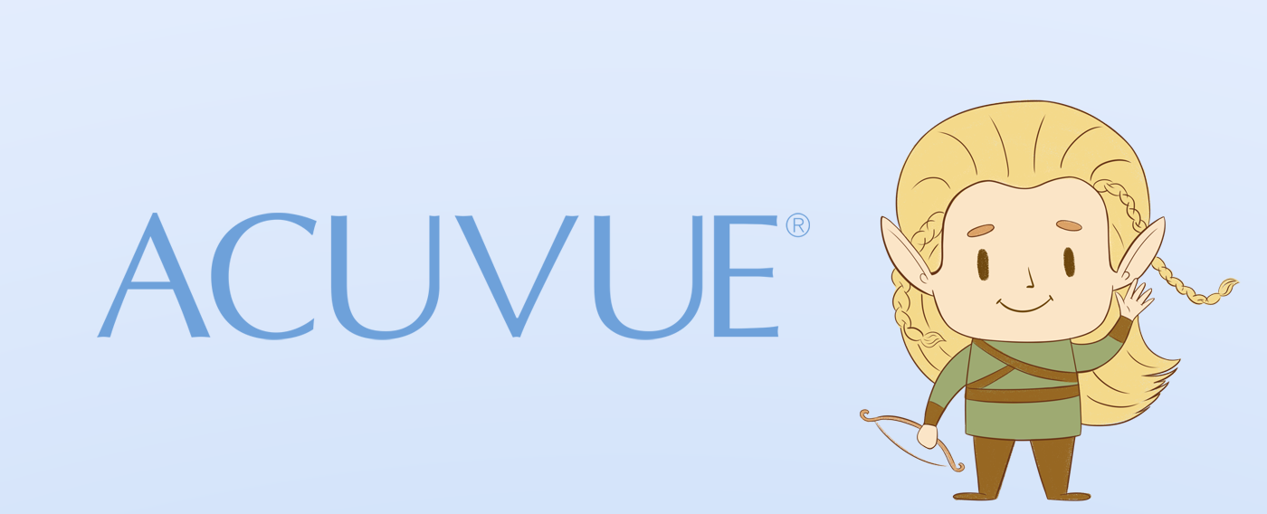 Рекламная иллюстрация для бренда Acuvue — Изображение №1 — Брендинг, Иллюстрация на Dprofile