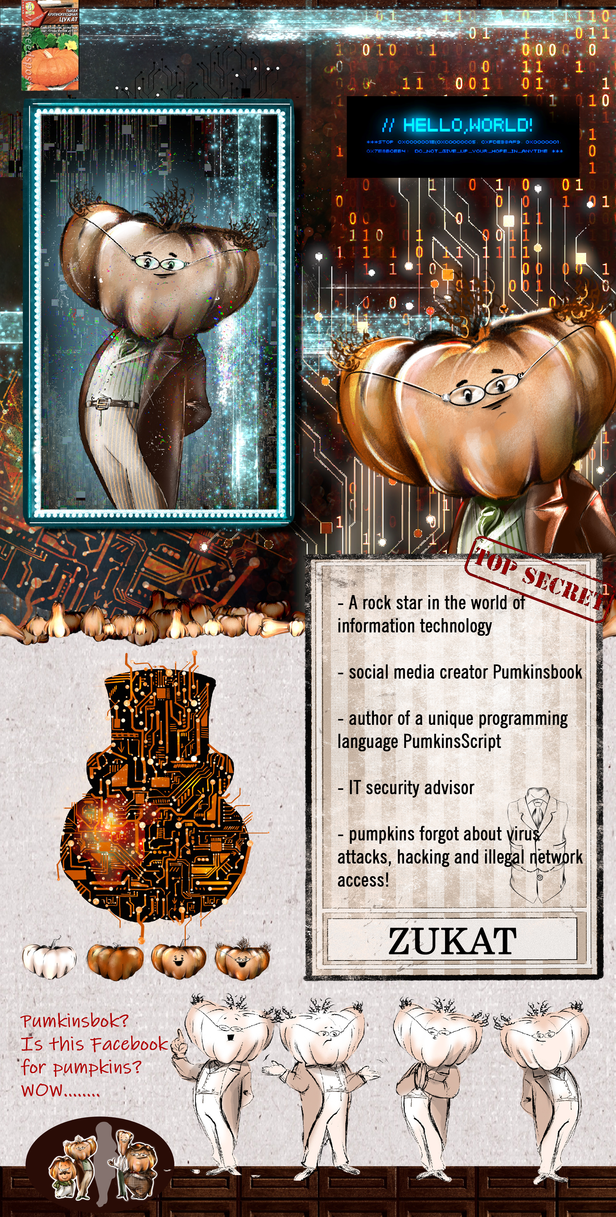 GENTLEMEN'S CLUB / just for Pumpkins — Изображение №5 — Иллюстрация на Dprofile