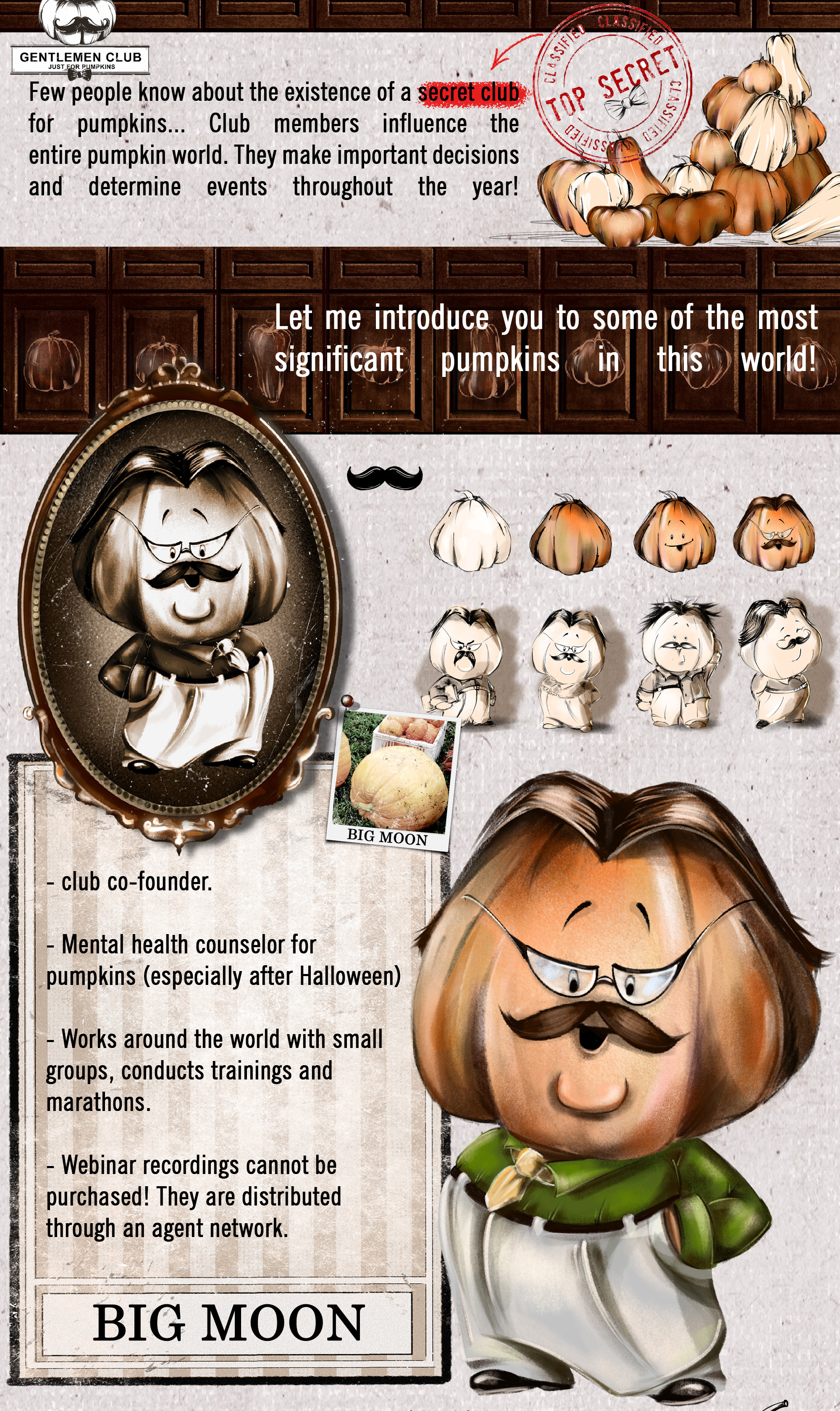 GENTLEMEN'S CLUB / just for Pumpkins — Изображение №2 — Иллюстрация на Dprofile