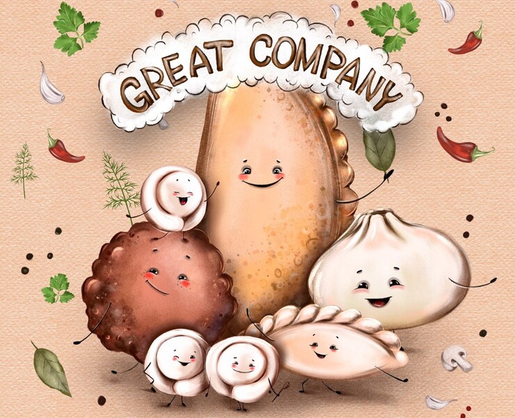Characters for family business (semi-finished products) — Иллюстрация на Dprofile