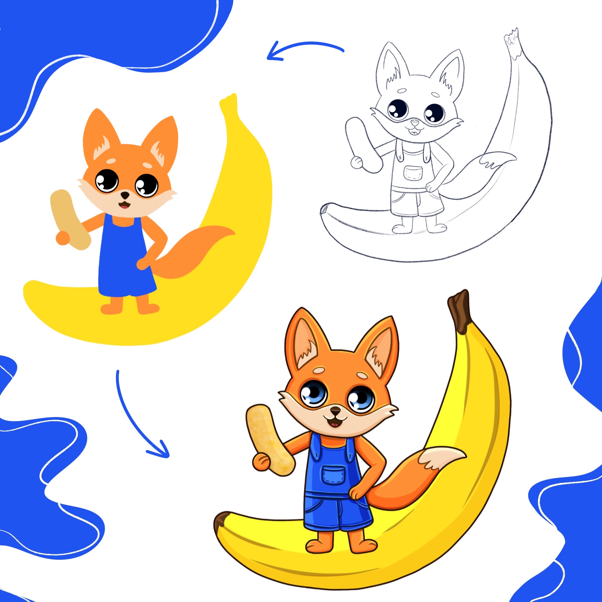 Упаковка кукурузных палочек — Изображение №3 — Брендинг, Иллюстрация на Dprofile