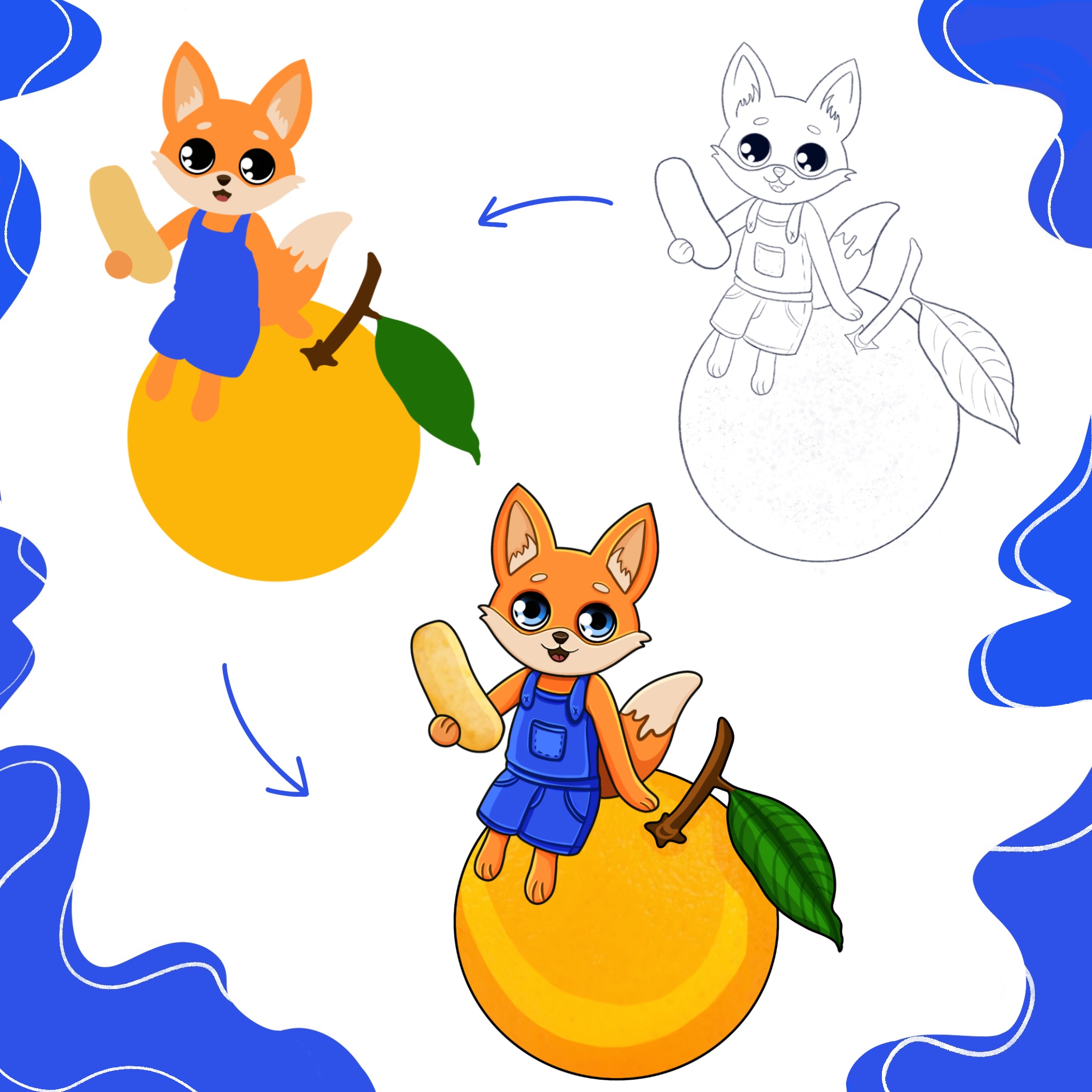 Упаковка кукурузных палочек — Изображение №4 — Брендинг, Иллюстрация на Dprofile