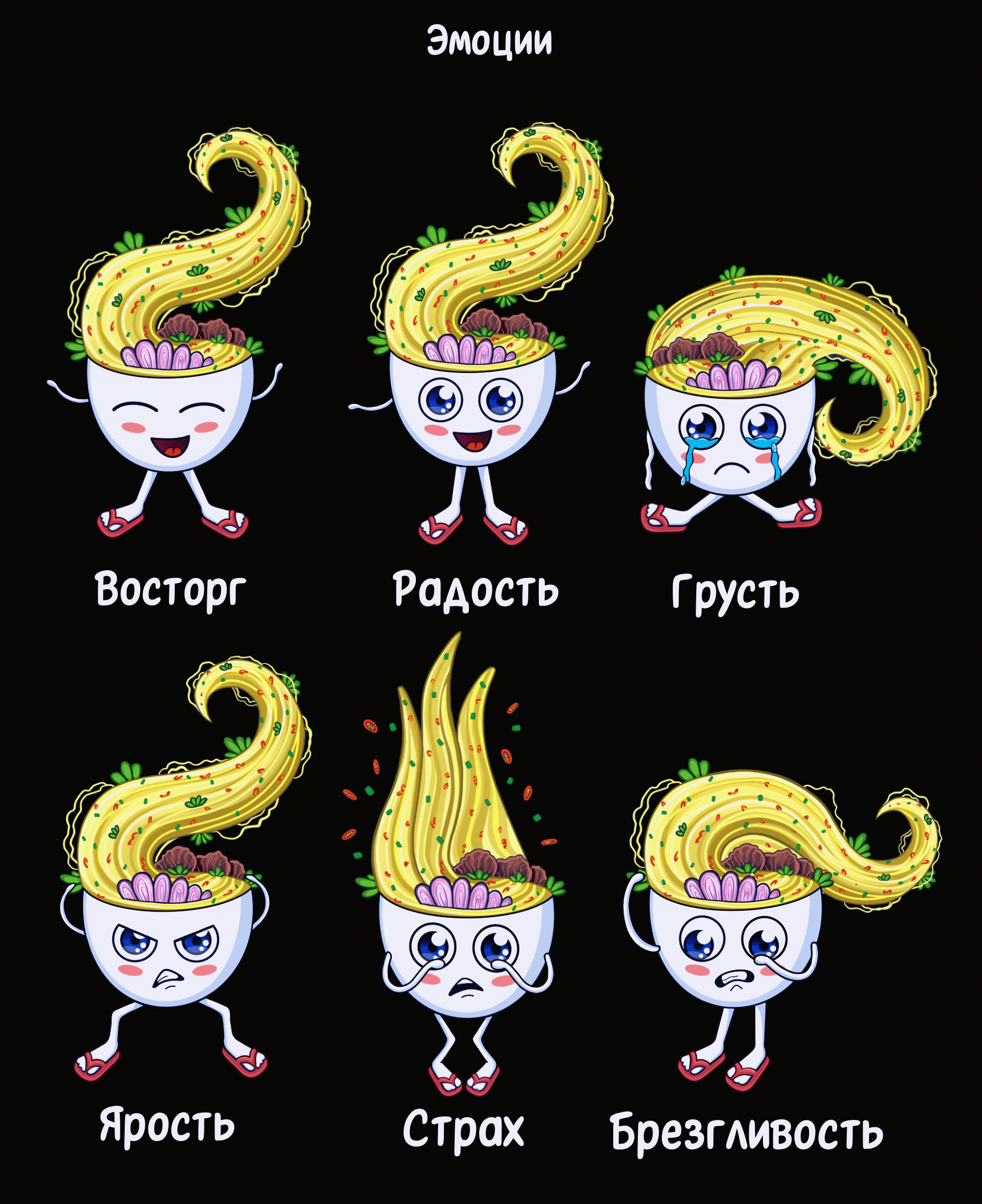 Бренд персонаж Фобо для вьетнамского кафе — Изображение №6 — Иллюстрация на Dprofile