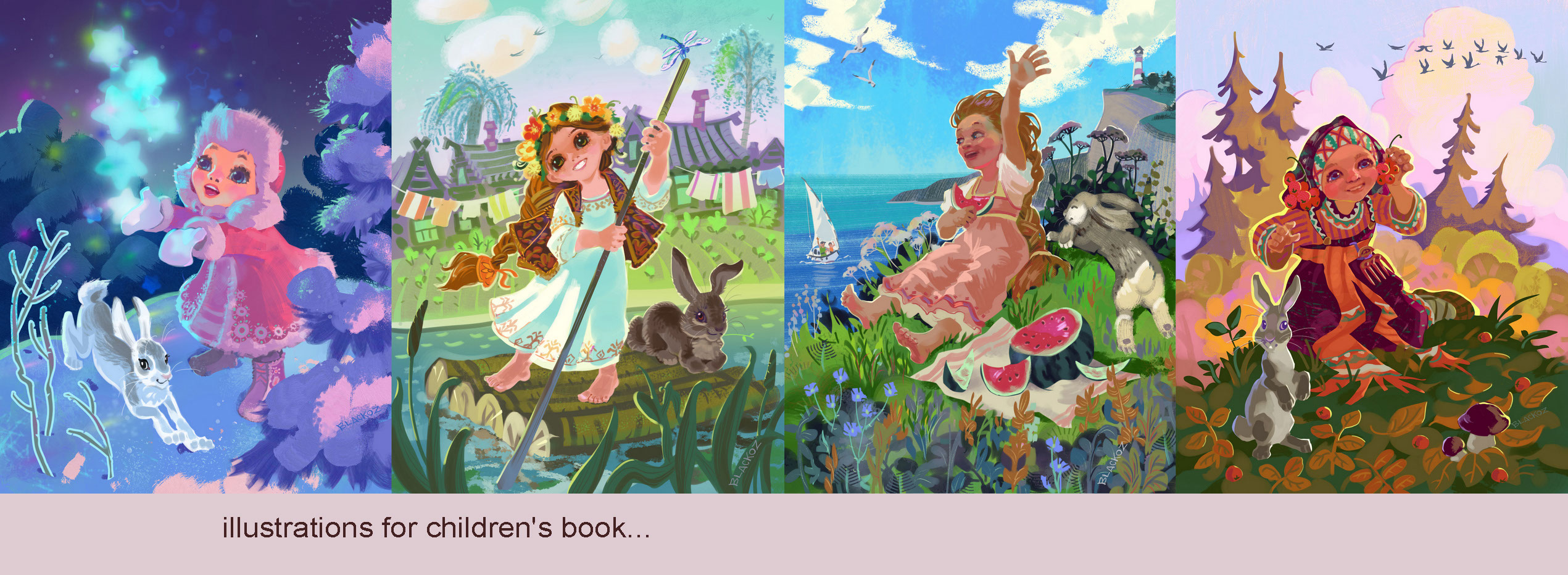 Children's characters — Изображение №6 — Иллюстрация на Dprofile