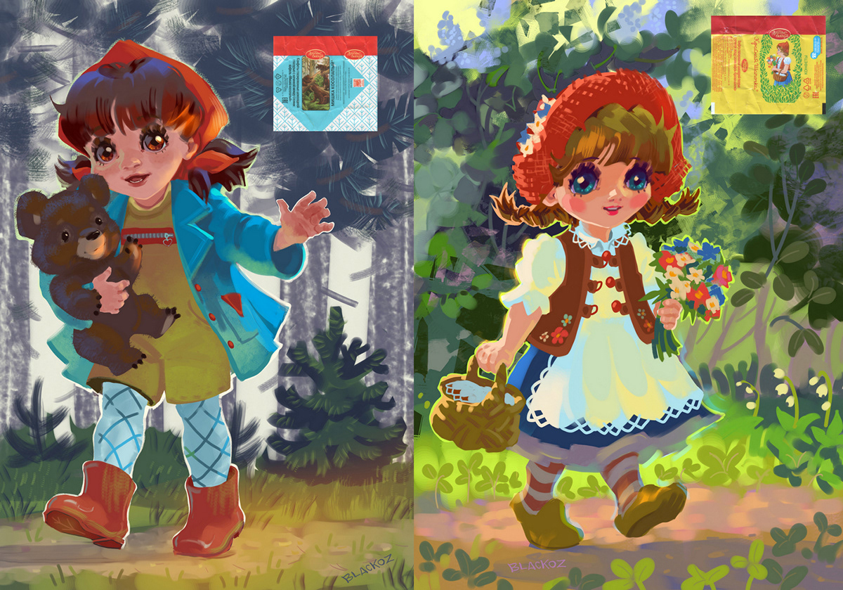 Children's characters — Изображение №3 — Иллюстрация на Dprofile