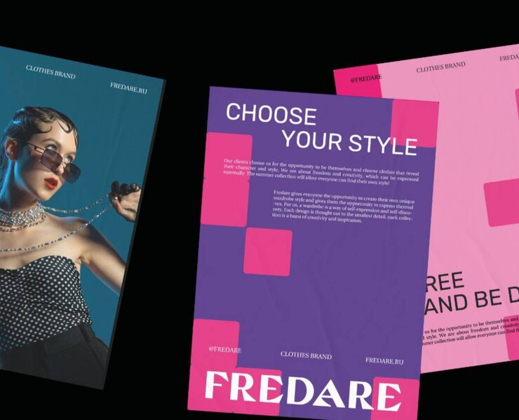 FREDARE / identity for clothes brand — Брендинг на Dprofile