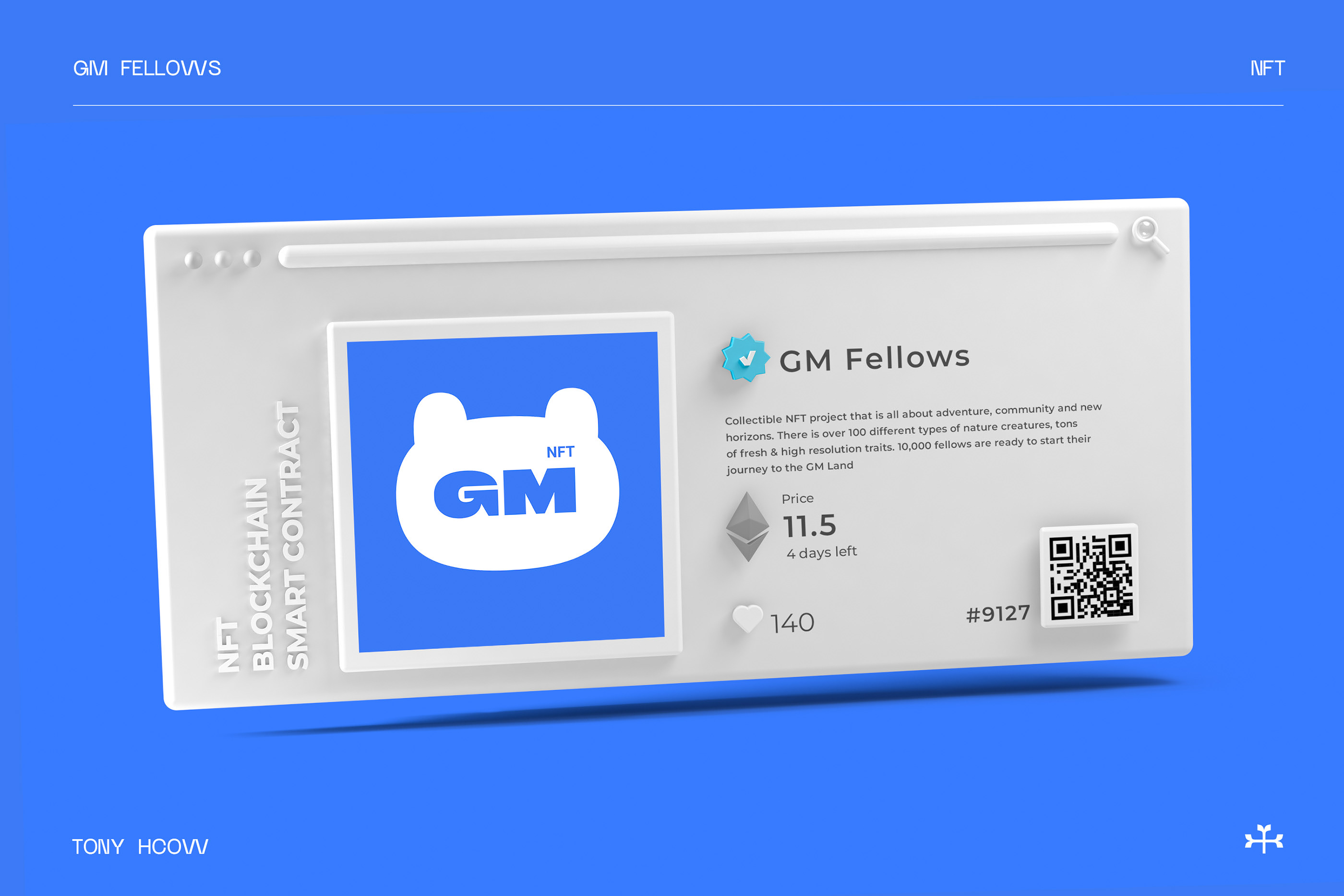 GM FELLOWS / NFT PROJECT IDENTITY — Изображение №6 — Брендинг, Иллюстрация на Dprofile