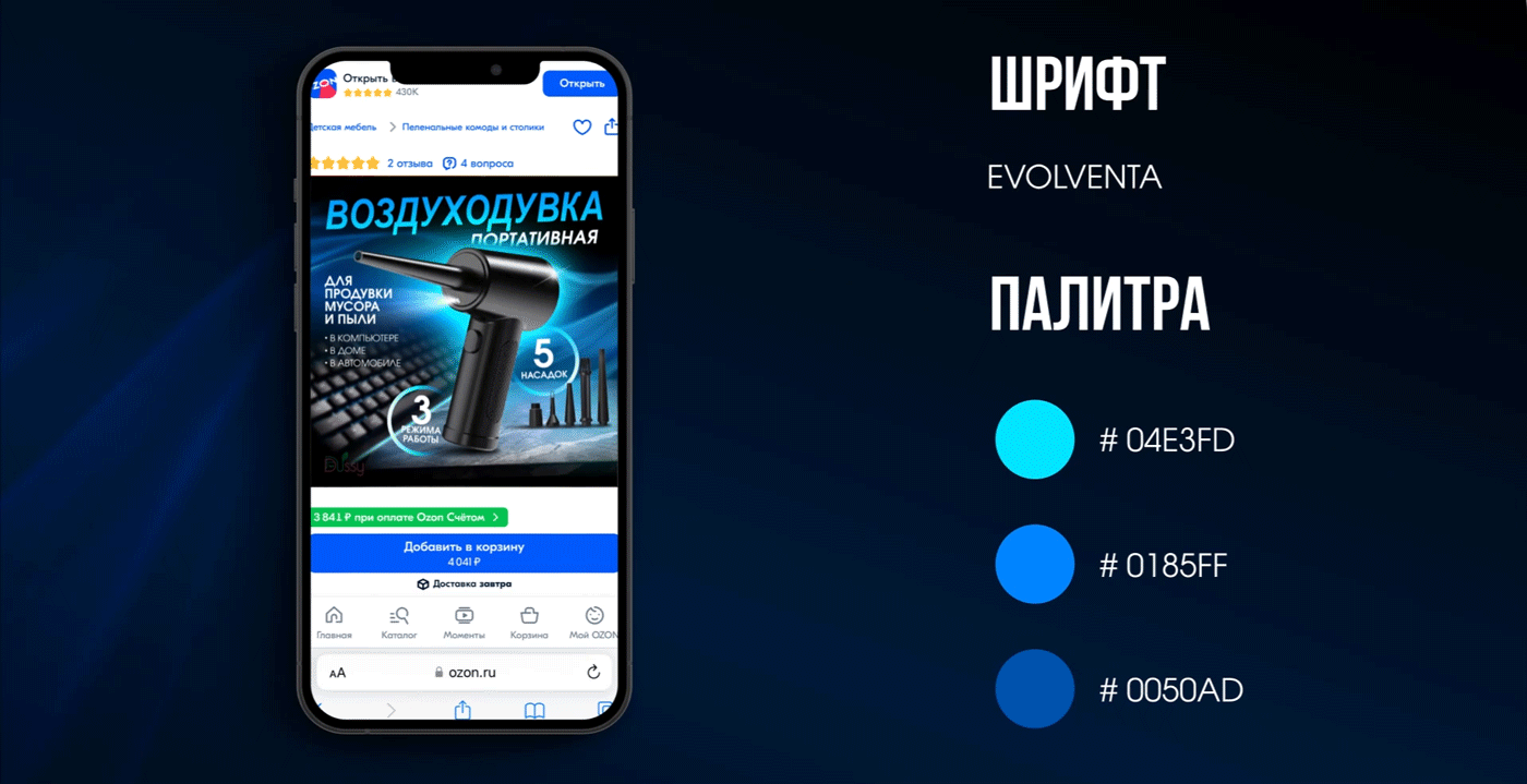 Инфографика OZON | Карточка товара — Изображение №2 — Графика на Dprofile
