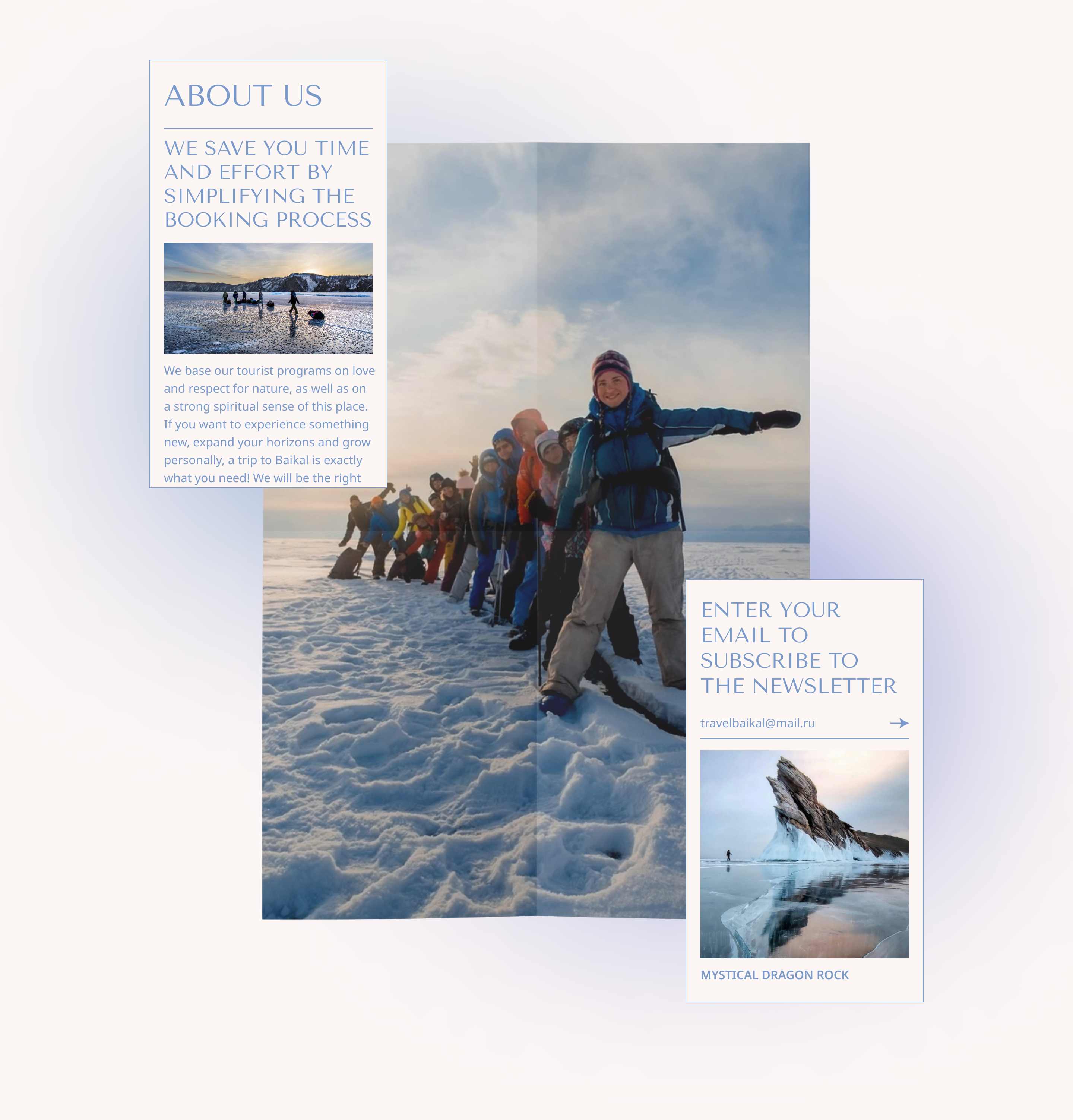 BAIKAL — Tour agency | WEBSITE REDESIGN CONCEPT — Изображение №16 — Интерфейсы, Брендинг на Dprofile
