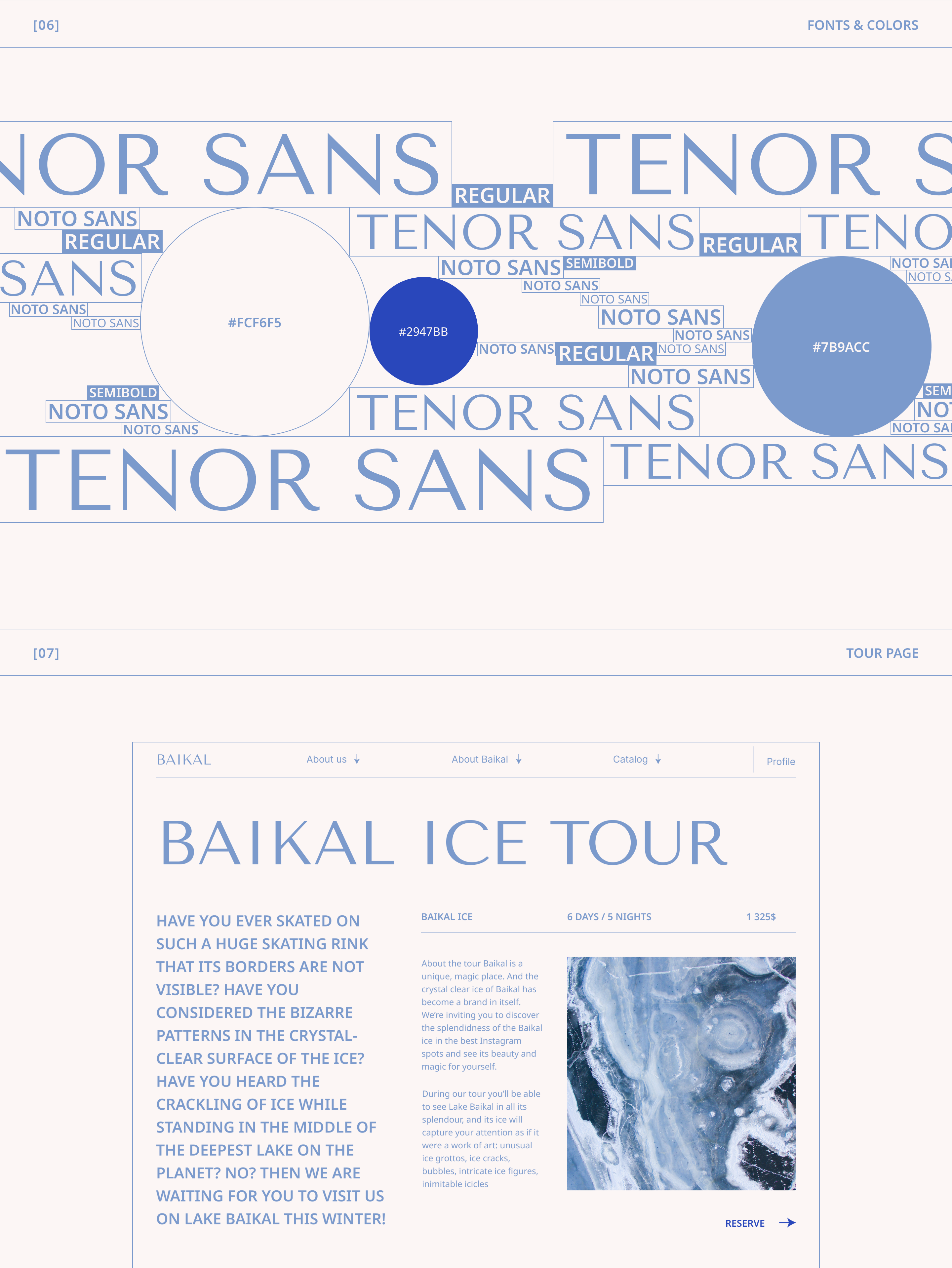 BAIKAL — Tour agency | WEBSITE REDESIGN CONCEPT — Изображение №17 — Интерфейсы, Брендинг на Dprofile