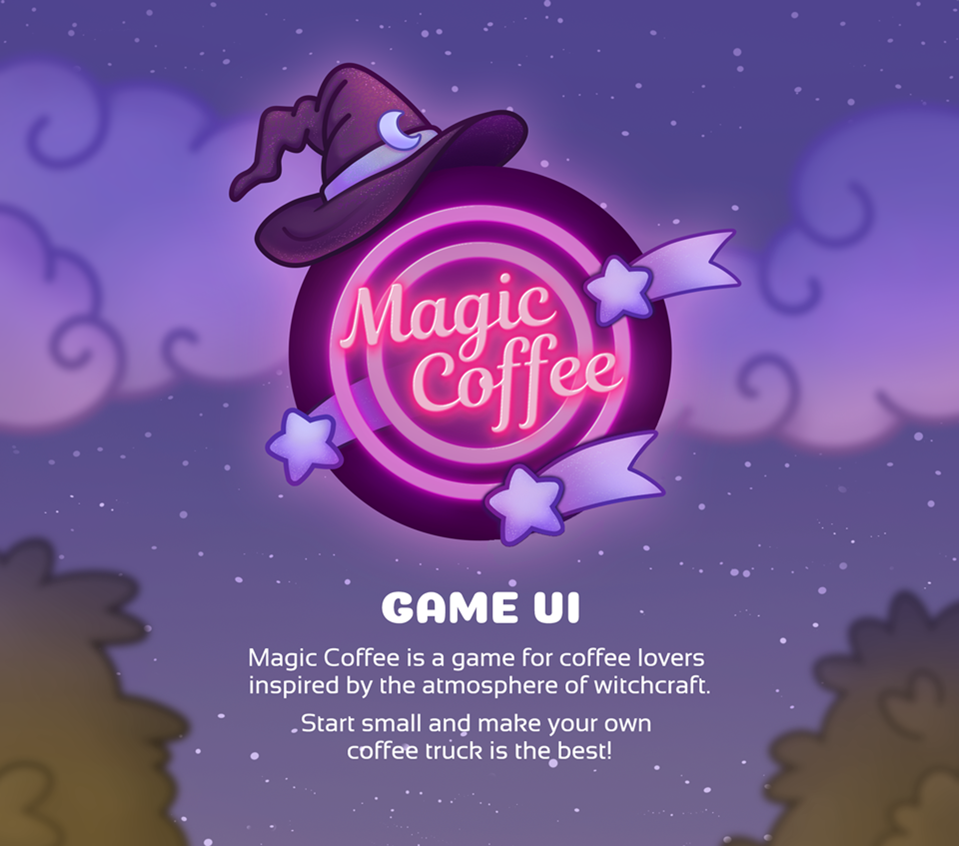 Magic Coffee • Game UI — Изображение №1 — Интерфейсы, Иллюстрация на Dprofile
