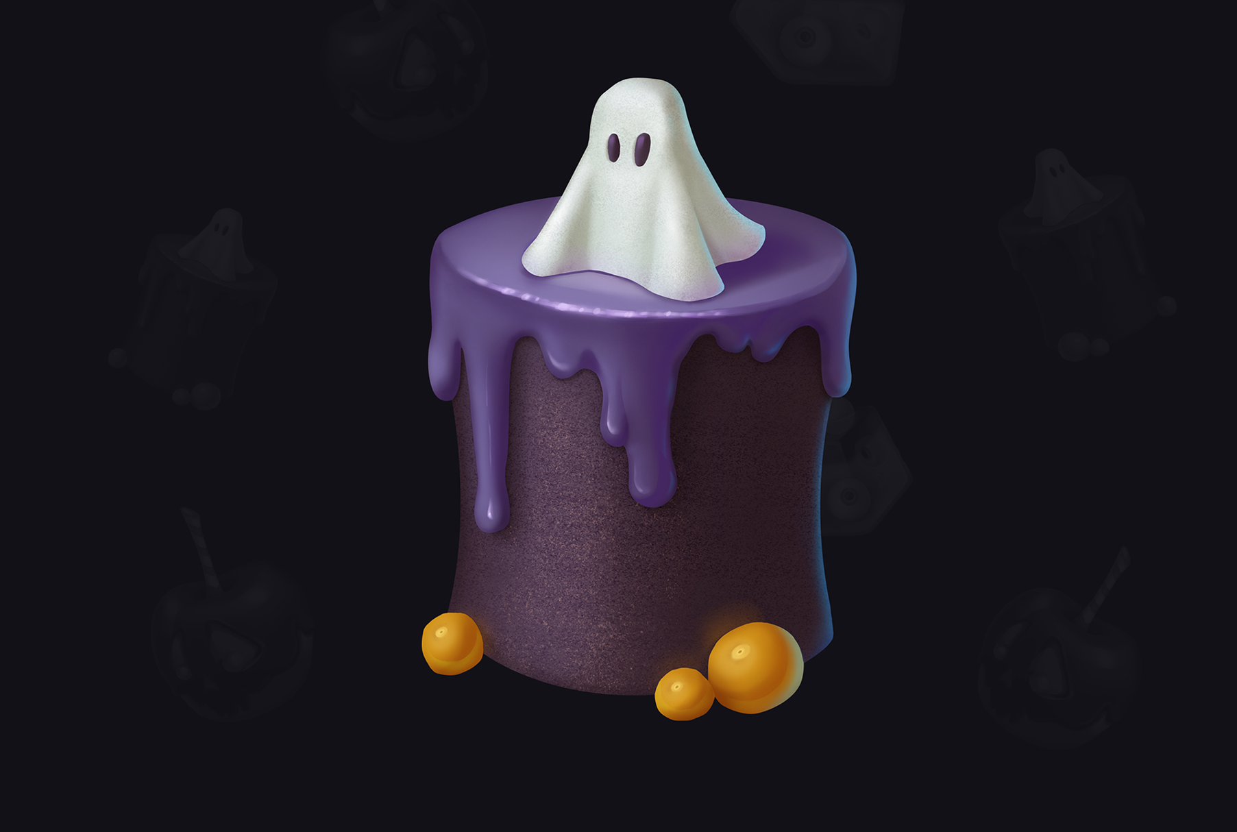 Halloween sweets•Game concept art — Изображение №5 — Иллюстрация на Dprofile