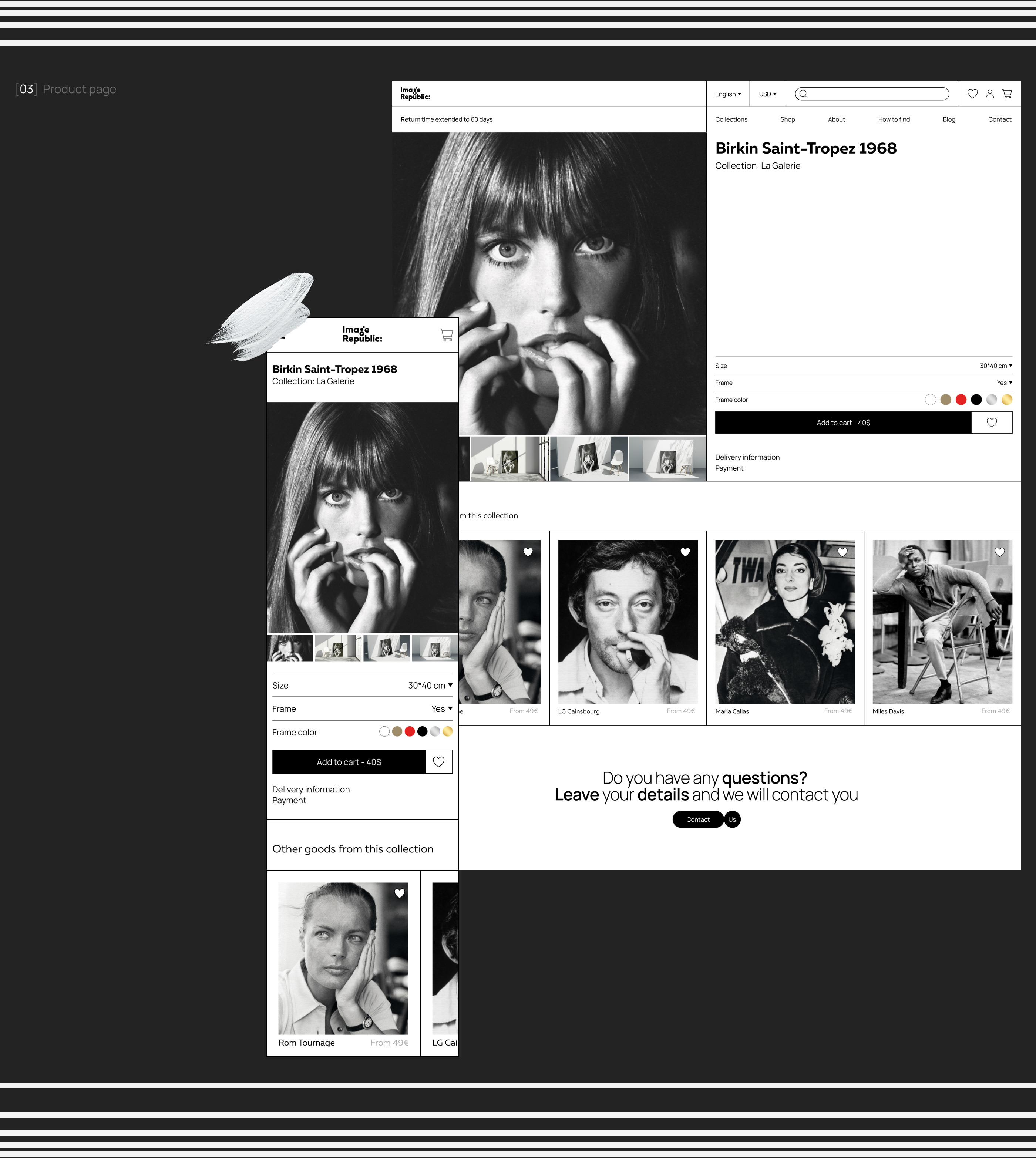 Image Republic - E-commerce | Redesign — Изображение №5 — Интерфейсы на Dprofile