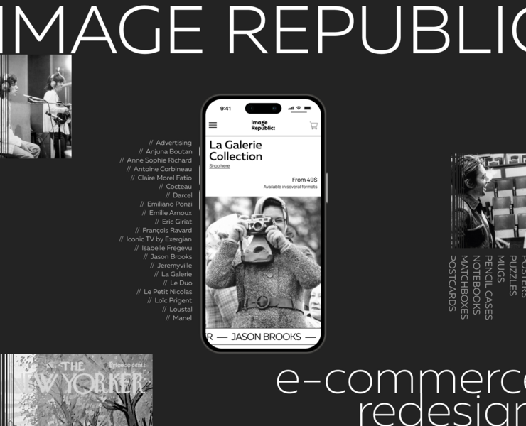 Image Republic - E-commerce | Redesign на Dprofile