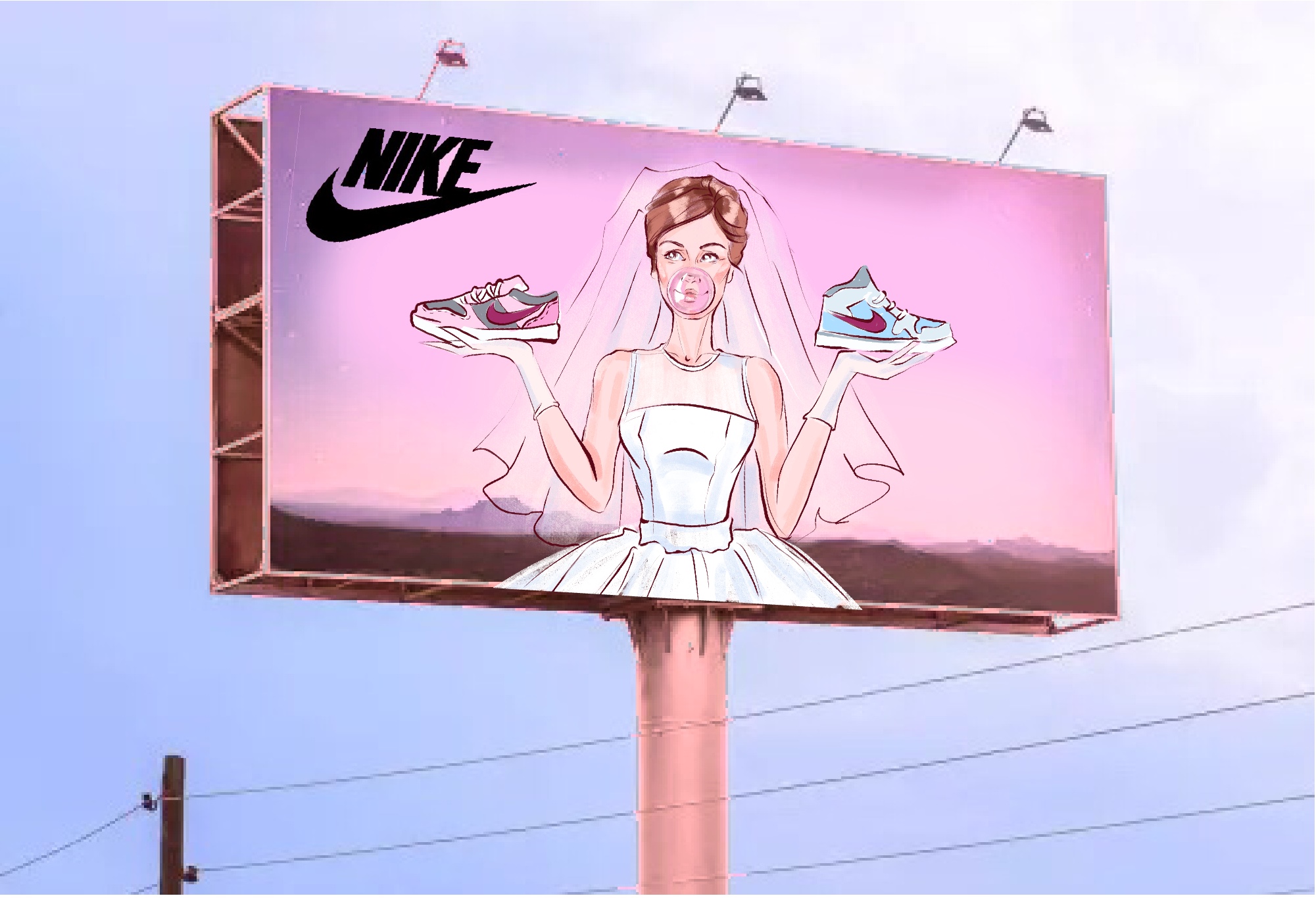 Реклама кроссовок NIKE — Изображение №8 — Брендинг, Иллюстрация на Dprofile