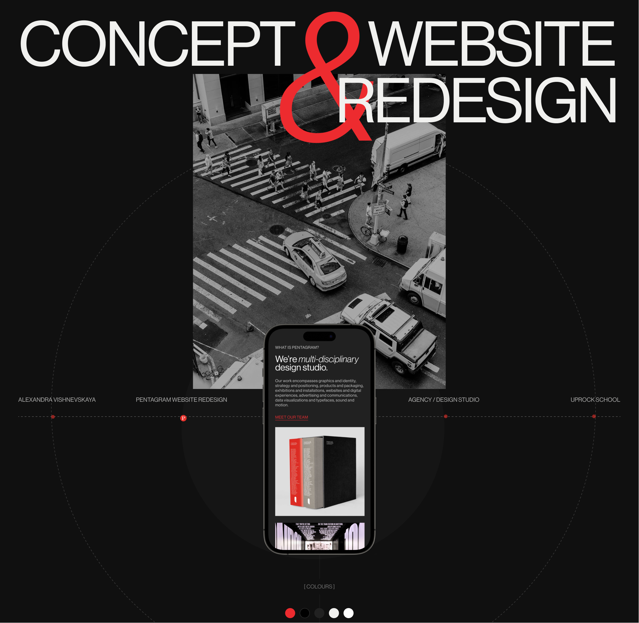 Pentagram l Website Redesign Concept — Изображение №1 — Интерфейсы, Брендинг на Dprofile