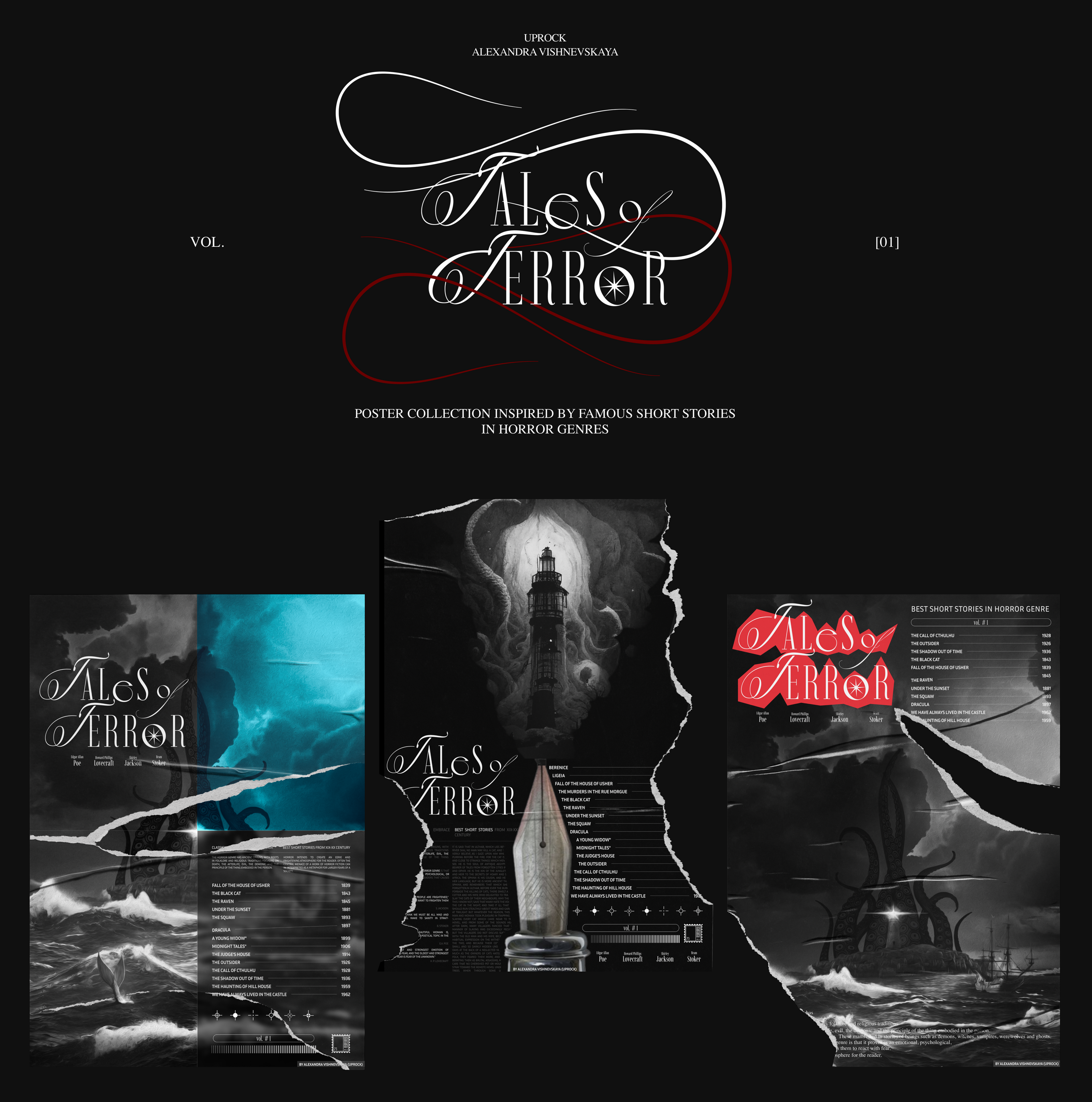 Tales of Terror | Poster collection v.1 — Изображение №1 — Иллюстрация, Графика на Dprofile