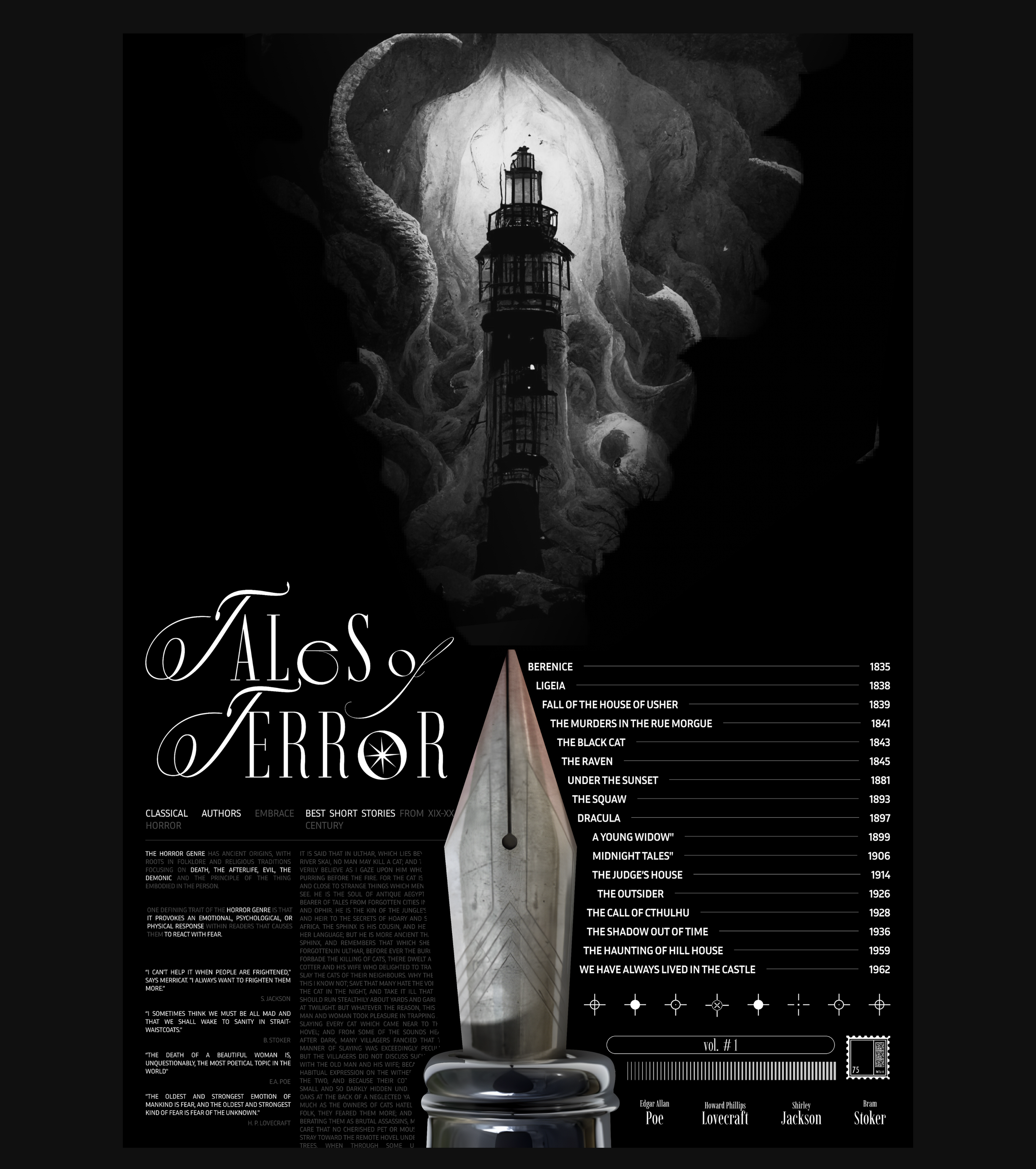 Tales of Terror | Poster collection v.1 — Изображение №3 — Иллюстрация, Графика на Dprofile