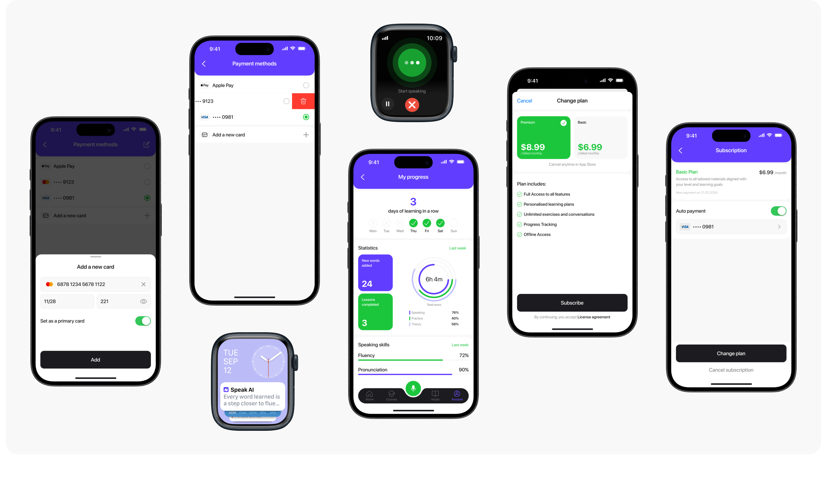 Speak AI | Mobile App — Изображение №17 — Интерфейсы на Dprofile