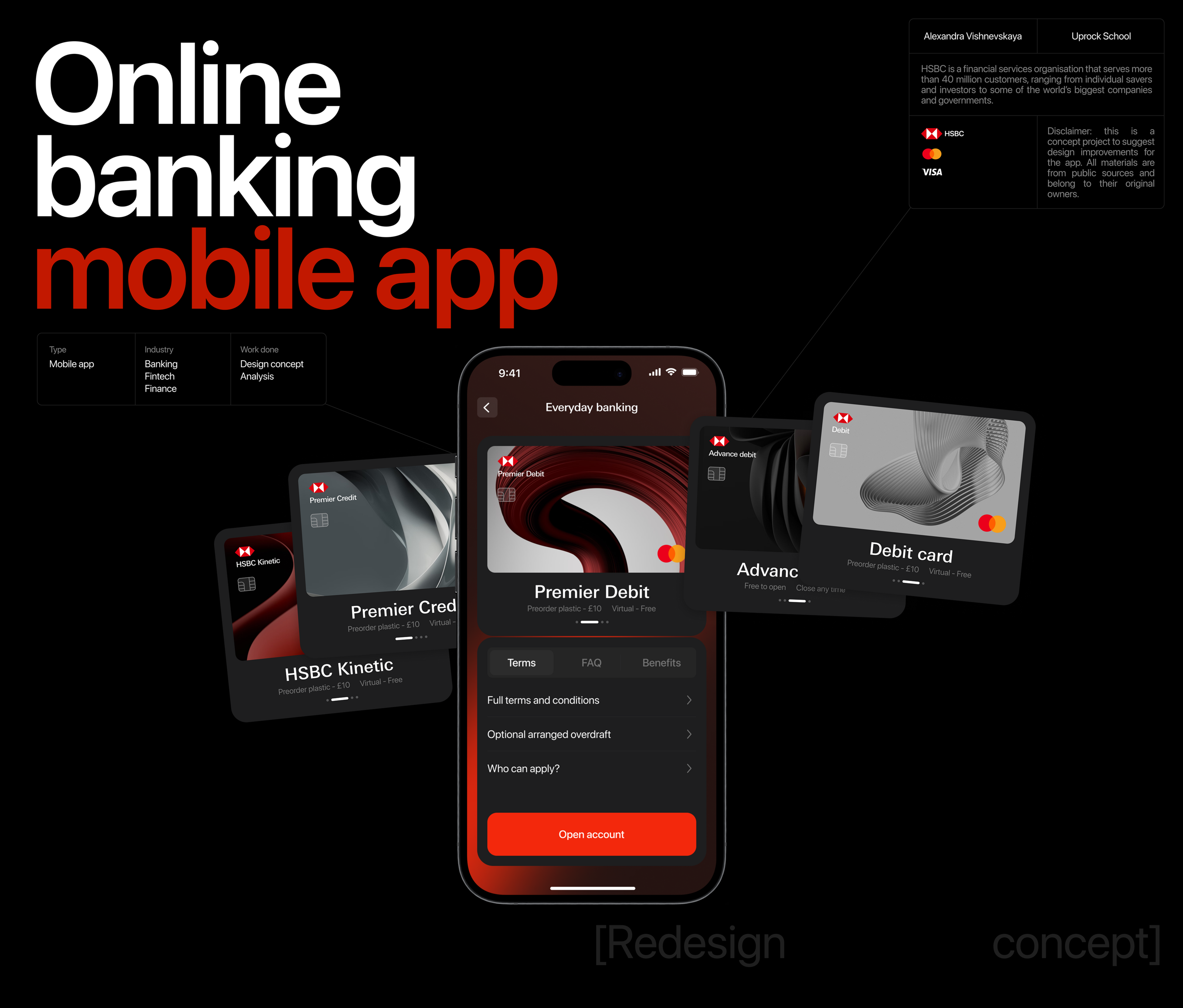 HSBC online banking app — Изображение №1 — Интерфейсы на Dprofile