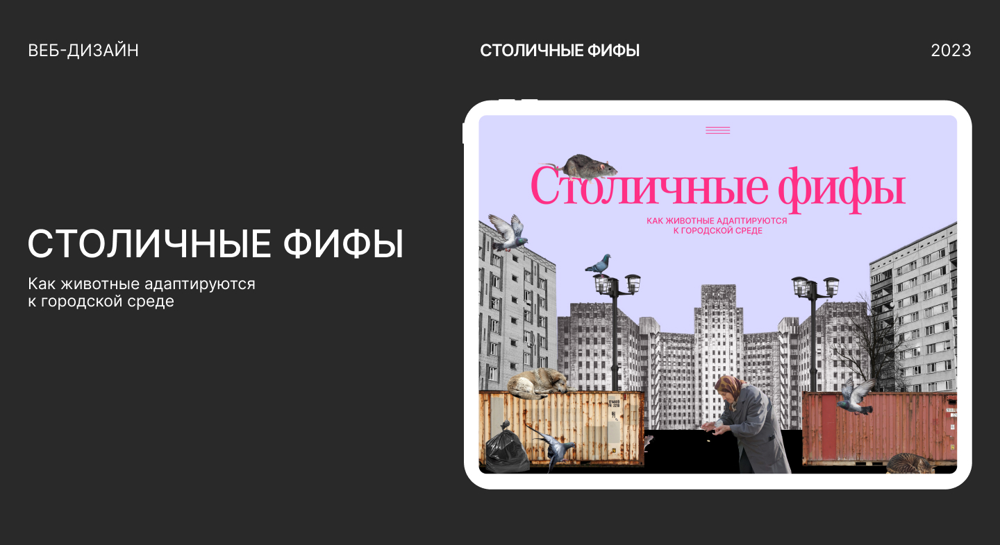 Лендинг Столичные фифы — Изображение №1 — Интерфейсы, Анимация на Dprofile