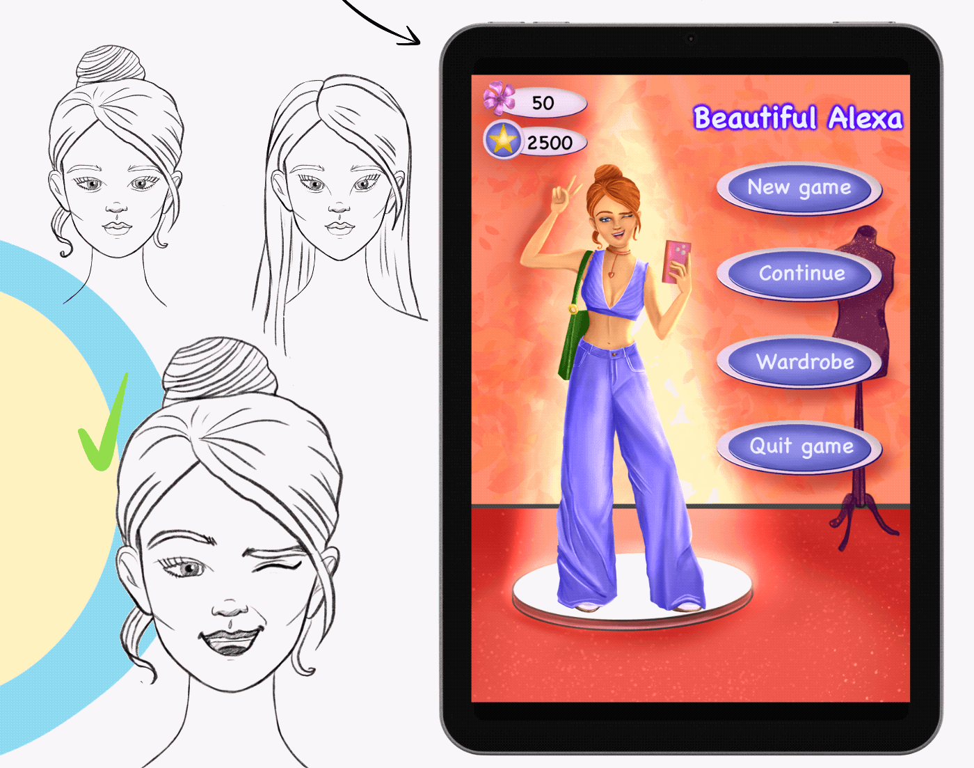 Beautiful Alexa — Изображение №2 — Иллюстрация на Dprofile