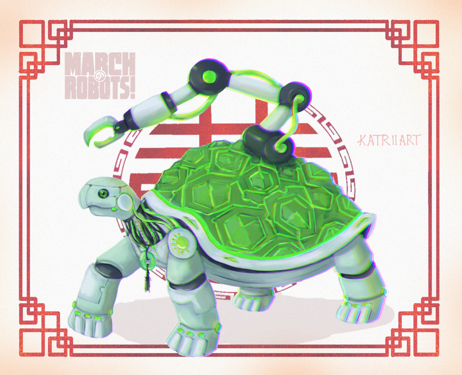 March of Robots 2025:Древний Китай — Изображение №3 — Иллюстрация на Dprofile