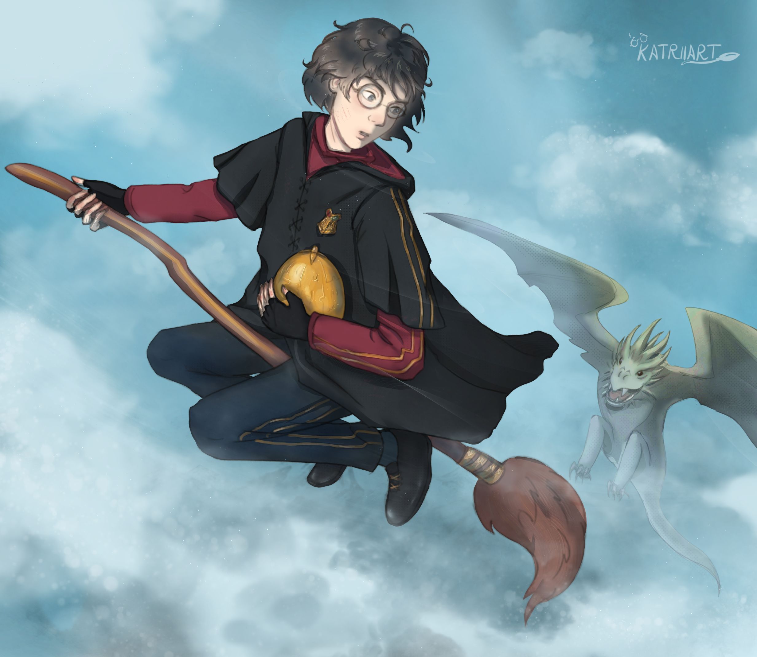 Иллюстрации для челленджа Арт Поттериана — Изображение №1 — Иллюстрация на Dprofile