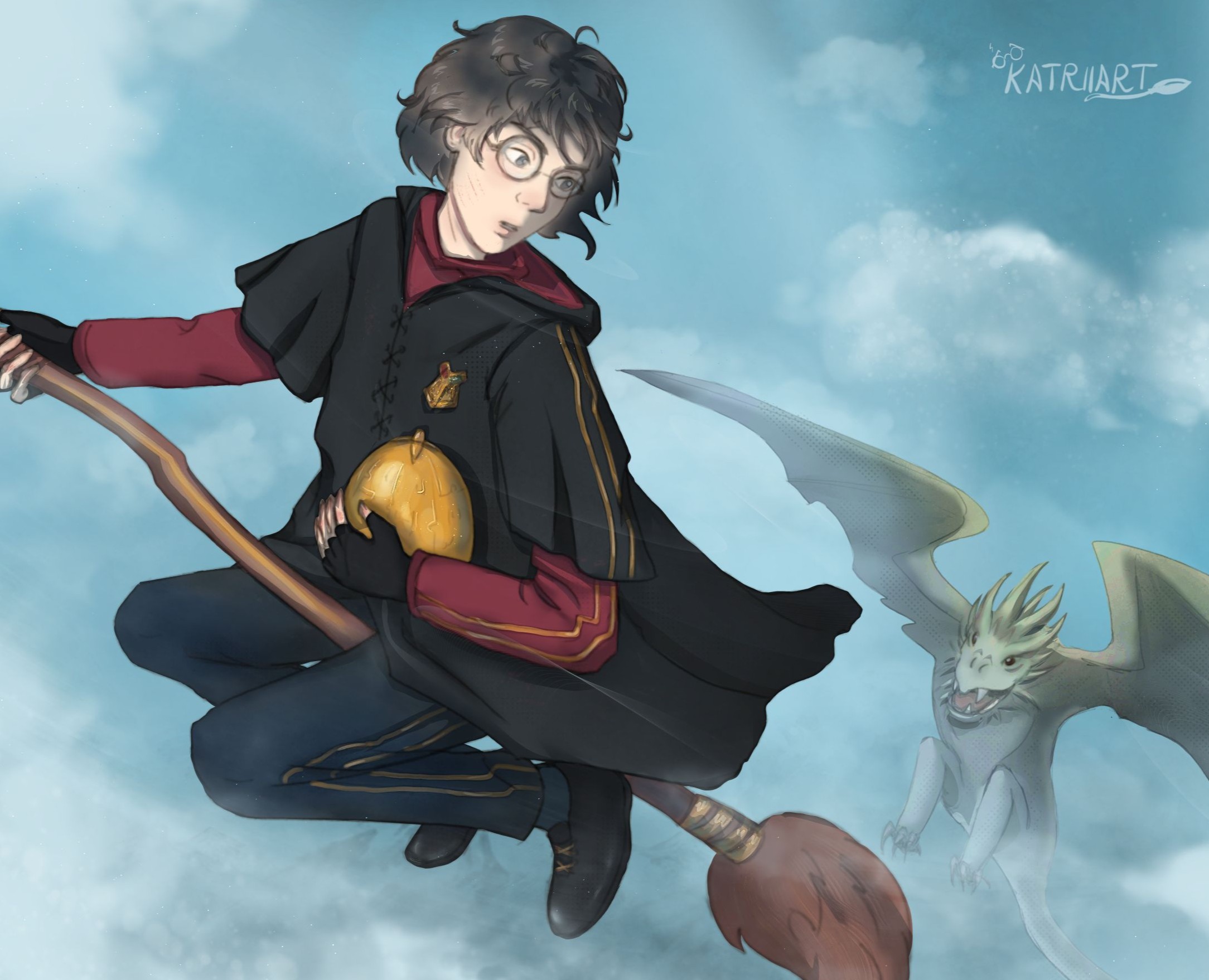 Иллюстрации для челленджа Арт Поттериана — Иллюстрация на Dprofile