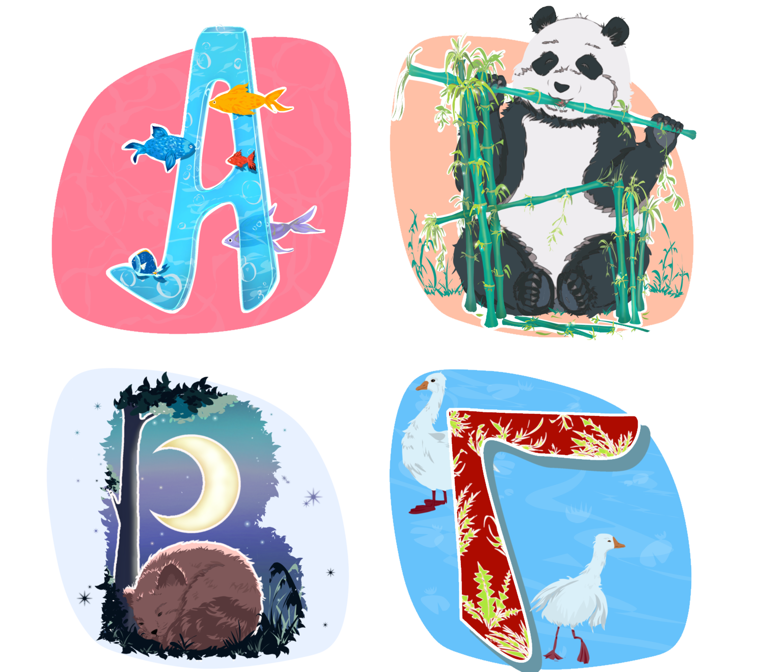 Буквальный челлендж. Ассоциативный алфавит — Изображение №2 — Иллюстрация на Dprofile