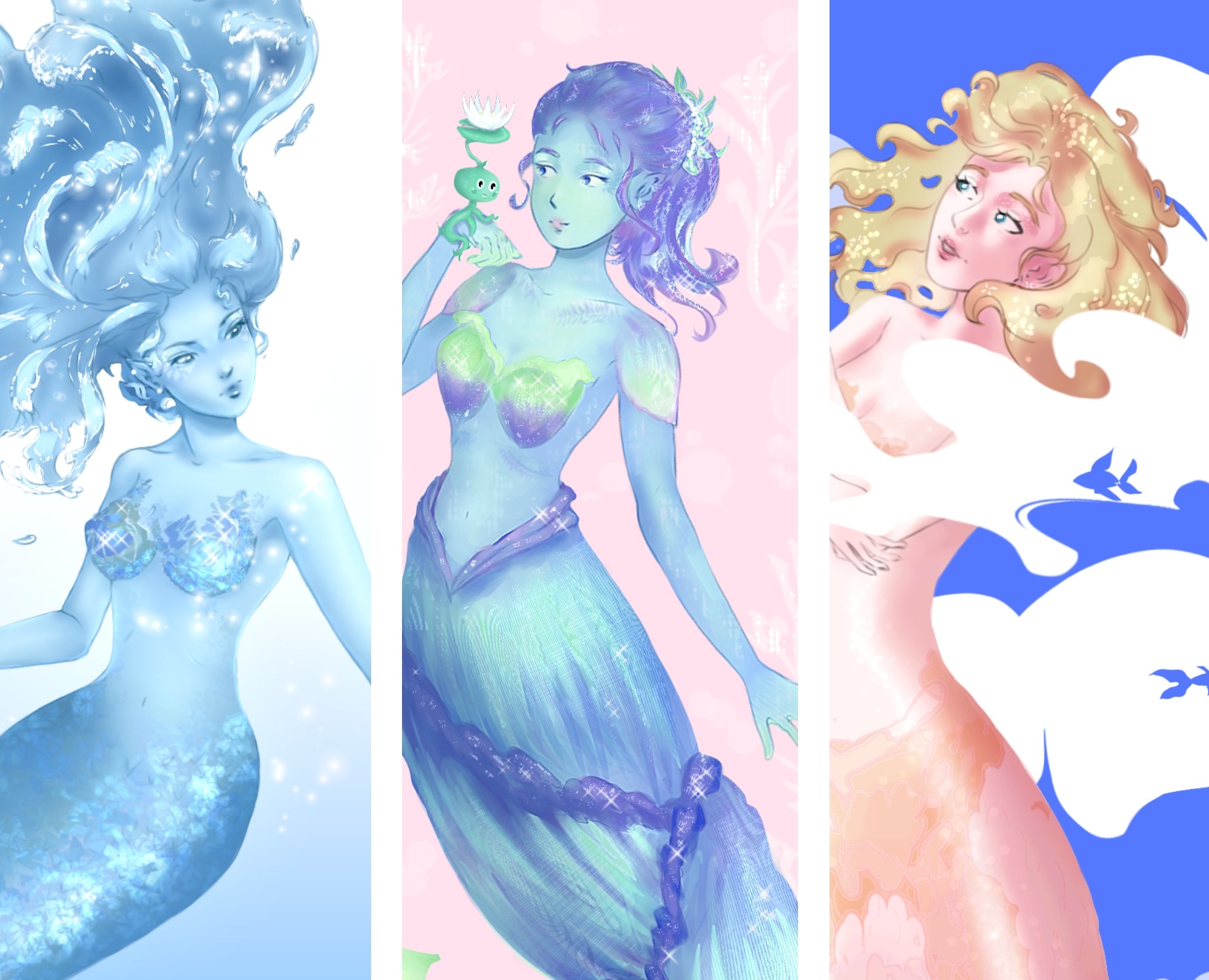 🐚🪸Mermay 2024 — Иллюстрация на Dprofile