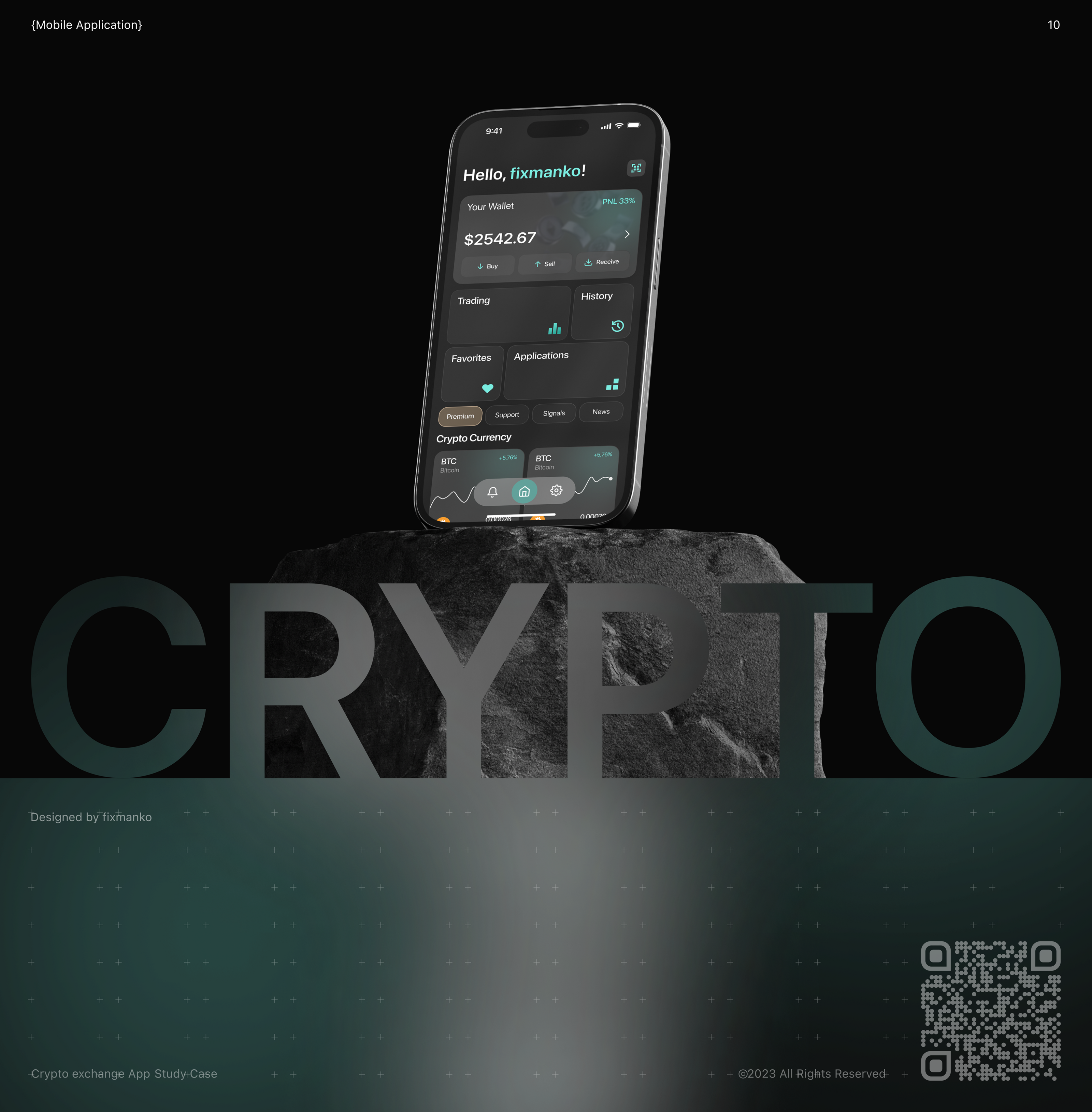 [Oculus] - Cryptocurrency Exchange App — Изображение №8 — Интерфейсы, Графика на Dprofile