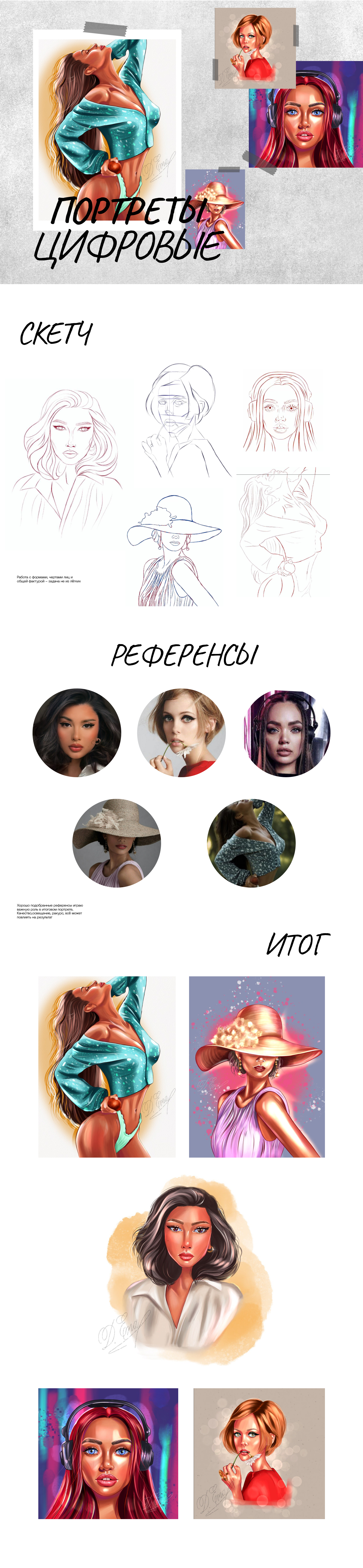 Портреты по фото — Изображение №1 — Иллюстрация, Графика на Dprofile